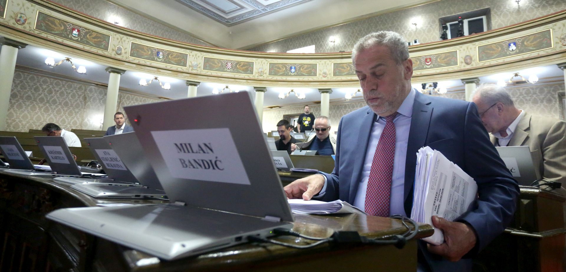 Zagreb, 24.05.2018 - Sjednica zagrebačke Gradske skupštine. Na fotografiji Milan Bandić.   foto HINA/ Daniel KASAP/ dk