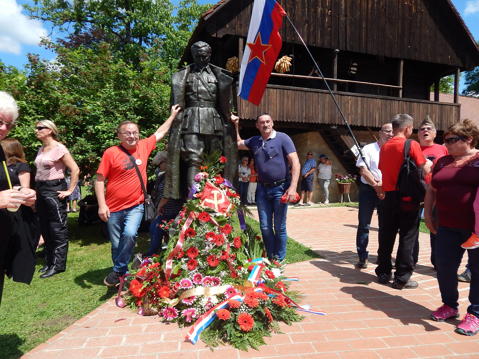 Kumrovec, 26.05.2018 - U organizaciji Saveza drutava "Josip Broz Tito" u Kumrovcu se u subotu odrava skup  "Dan mladosti-radosti 2018" kojim se obiljeava roðendan Josipa Broza Tita.
foto HINA/ Sinia KALAJDIJA/ ik