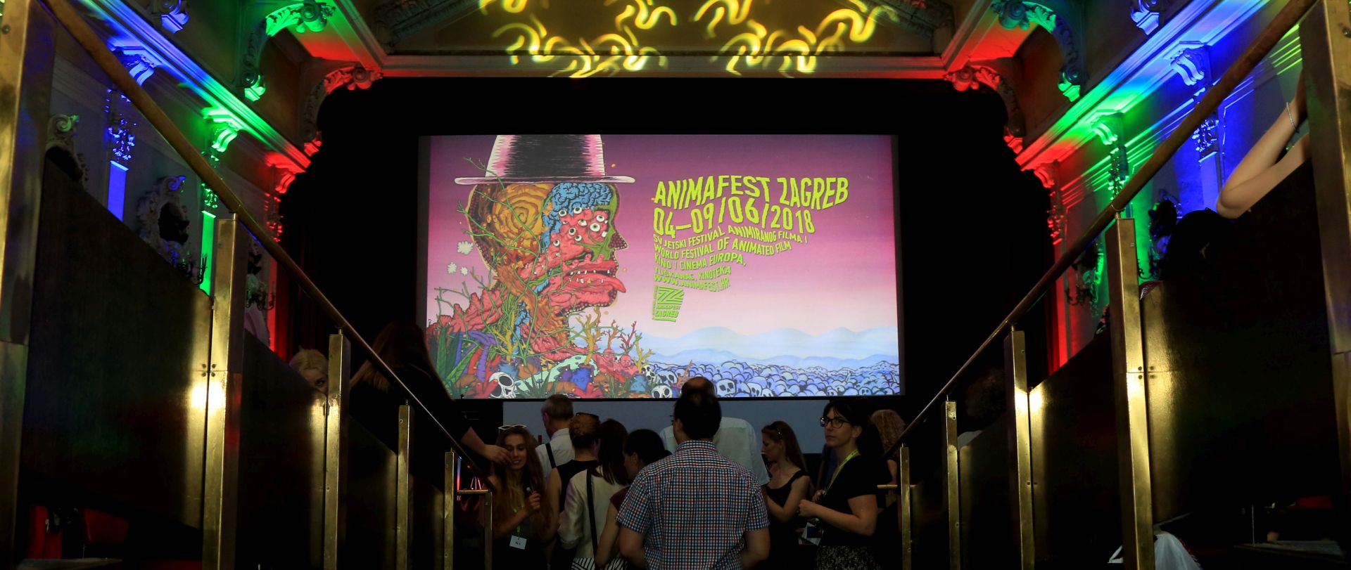 Zagreb, 04.06.2018 - Svečano je otvoren Svjetski festival animiranog filma Animafest. Na otvorenju je uručeno nekoliko nagrada - Nagrada za životno djelo klasiku svjetskog animiranog filma, redatelju i producentu Paulu Fierlingeru, nagradu za izniman doprinos proučavanju animiranog filma primit će Paul Wells, a nagradu za najbolju školu animacije dobiva California Institute of the Arts -  Calarts. 
foto HINA/ Tomislav PAVLEK /tp