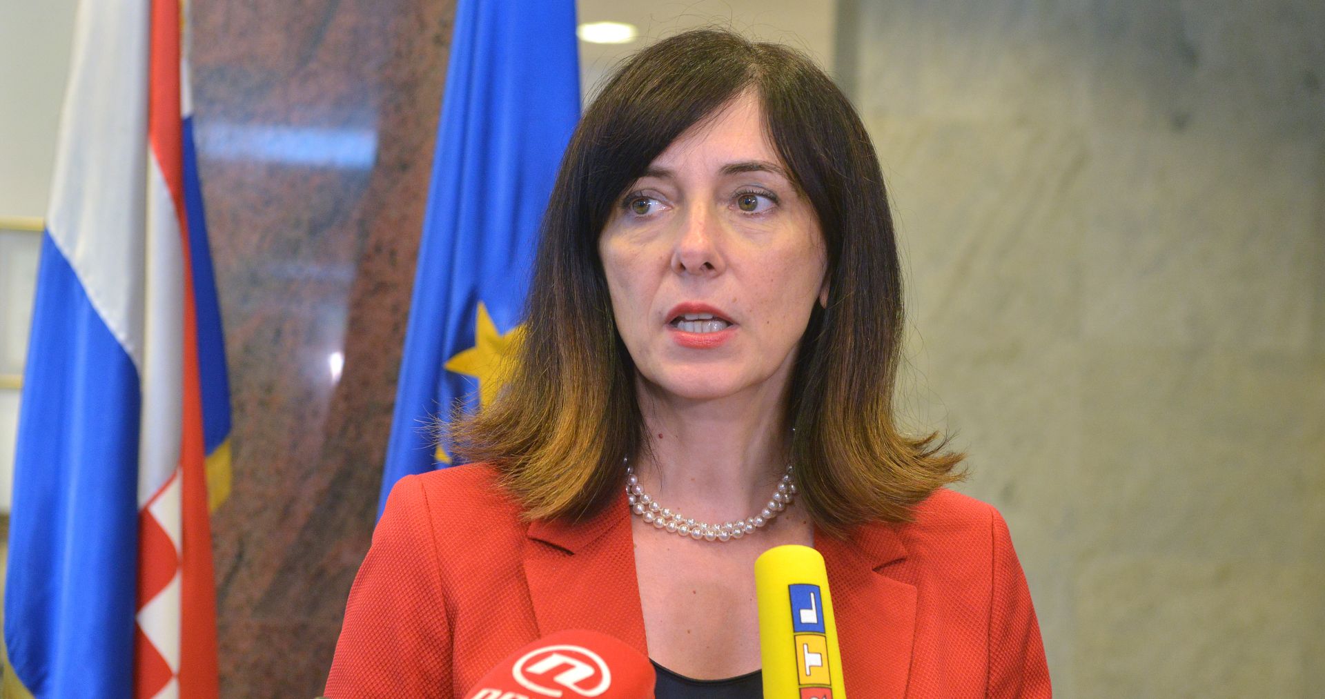 Zagreb, 15.06.2018. Izjava za medije ministrice Blaenke Divjak povodom zavretka kolske godine 2017/2018. 
foto HINA/ Admir BULJUBAIÆ/ abu