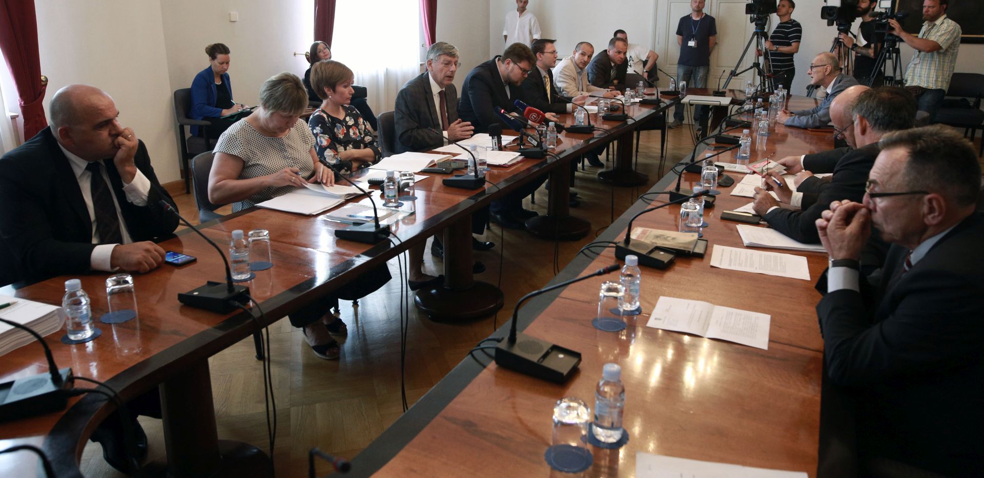 Zagreb, 20.6.2018 - Sjednica saborskog Odbora za Ustav, Poslovnik i politički sustav na čijem su dnevnom redu referendumska pitanja građanske inicijative "Narod odlučuje" za promjenu izbornog sustava. 
Foto HINA/ Dario GRZELJ/ dag