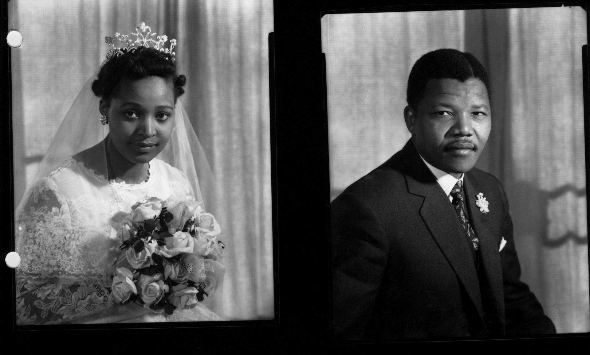 epa06877698 A handout photo made available by the Mandela Foundation shows a young Nelson Mandela and his wife, Winnie Mandela, as part of the Mandela Prison Letters book launched today in Johannesburg, South Africa, 10 July 2018. The book includes edited versions of the letters written by the late Noble Peace Price winner and former South African President.  EPA/Eli Wienberg  / MANDELA FOUNDATION  / HANDOUT  HANDOUT EDITORIAL USE ONLY/NO SALES