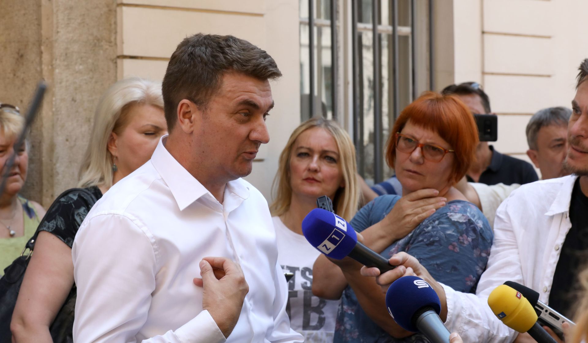 Zagreb, 25.07.2018 -  Konferencija za medije Koordinacije udruga hrvatskih branitelja i stradalnika Domovinskog rata s temom : Tko u Hrvatskoj titi krvnike s Ovèare? . Na fotografiji Nikola Kajkiæ.
foto HINA/ Admir BULJUBAIÆ/ abu