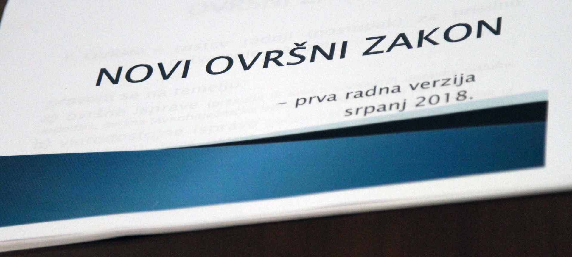 Zagreb, 31.07.2018. - Ministar pravosuða Draen Bonjakoviæ u prostorijama Ministarstva predstavio je novosti koje donosi novi Ovrni zakon. foto HINA /Zvonimir KUHTIÆ/ zk