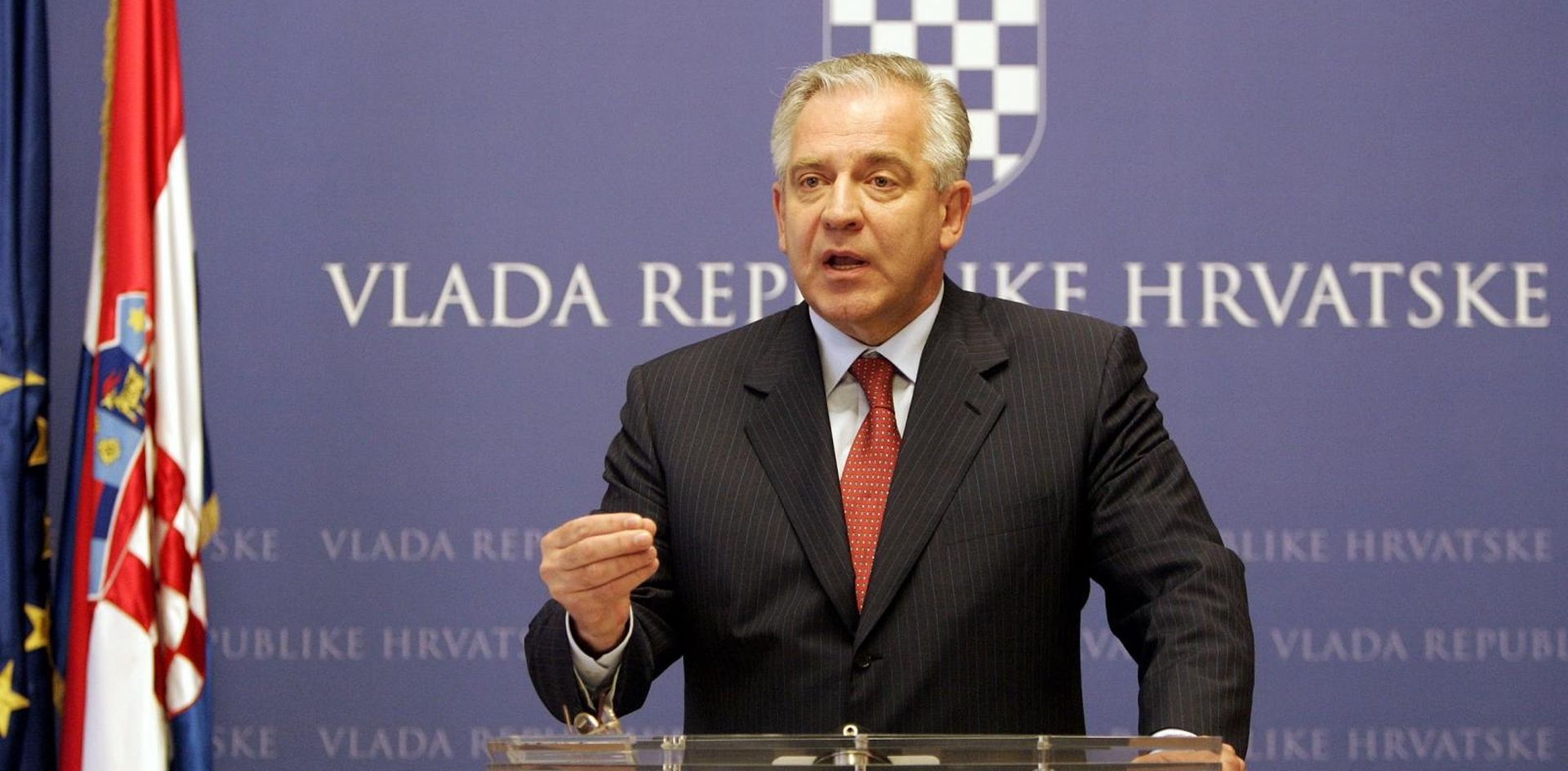 29.05.2007., Zagreb - Vlada,  konferencija za medije premijera dr. Ive Sanadera.
Photo: Slavko Midzor/PIXSELL