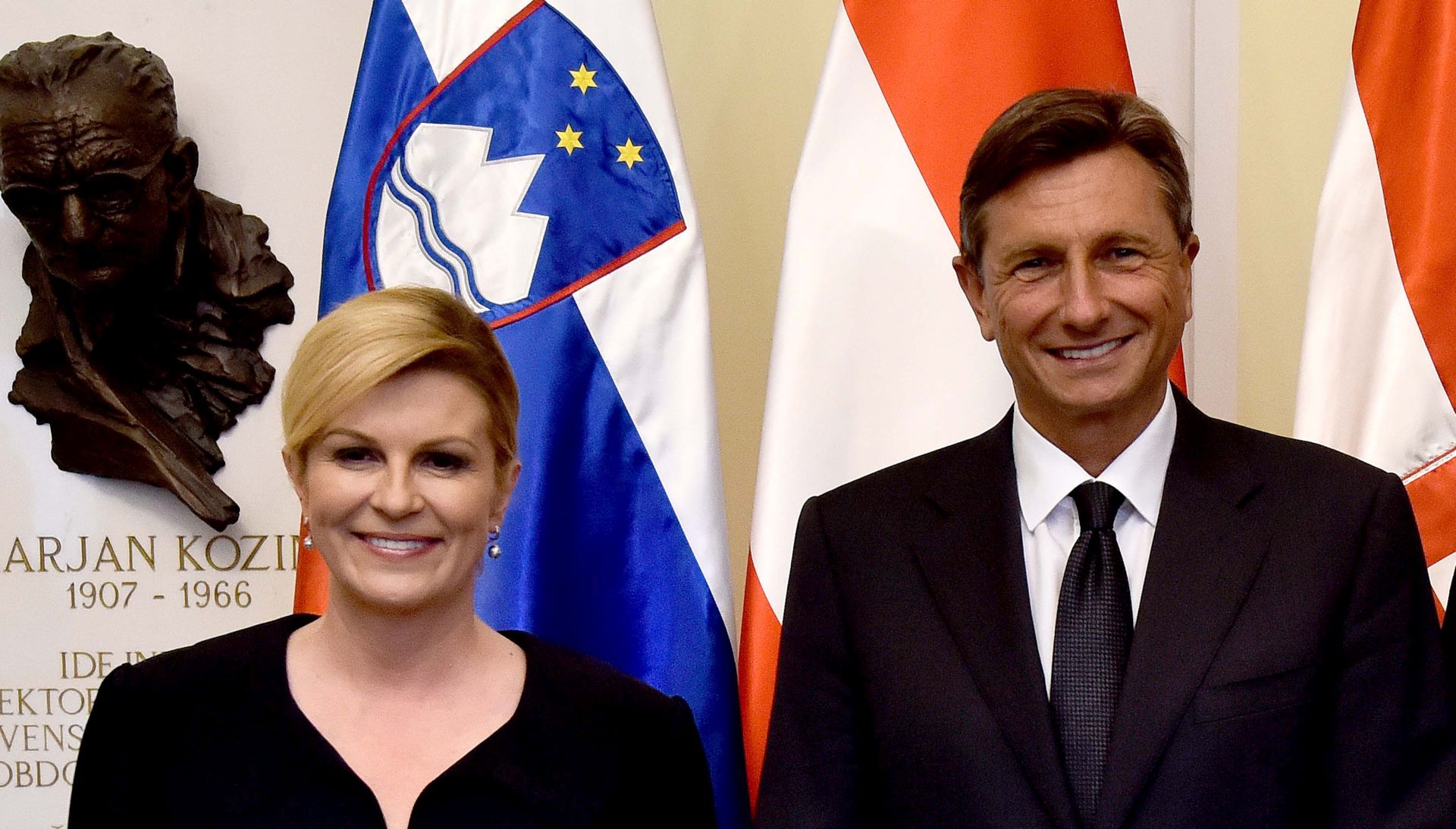 Ljubljana, 5.7.2018 - Predsjednica Republike Hrvatske Kolinda Grabar-Kitaroviæ, predsjednik Republike Slovenije Borut Pahor i predsjednik Republike Austrije Alexander Van der Bellen nazoèili su sveèanom koncertu Europskog orkestra mladih tajerske u prigodi preuzimanja predsjedanja Republike Austrije Vijeæem Europe. 
foto HINA/ STA/ Tamino Petelinsek/ ua