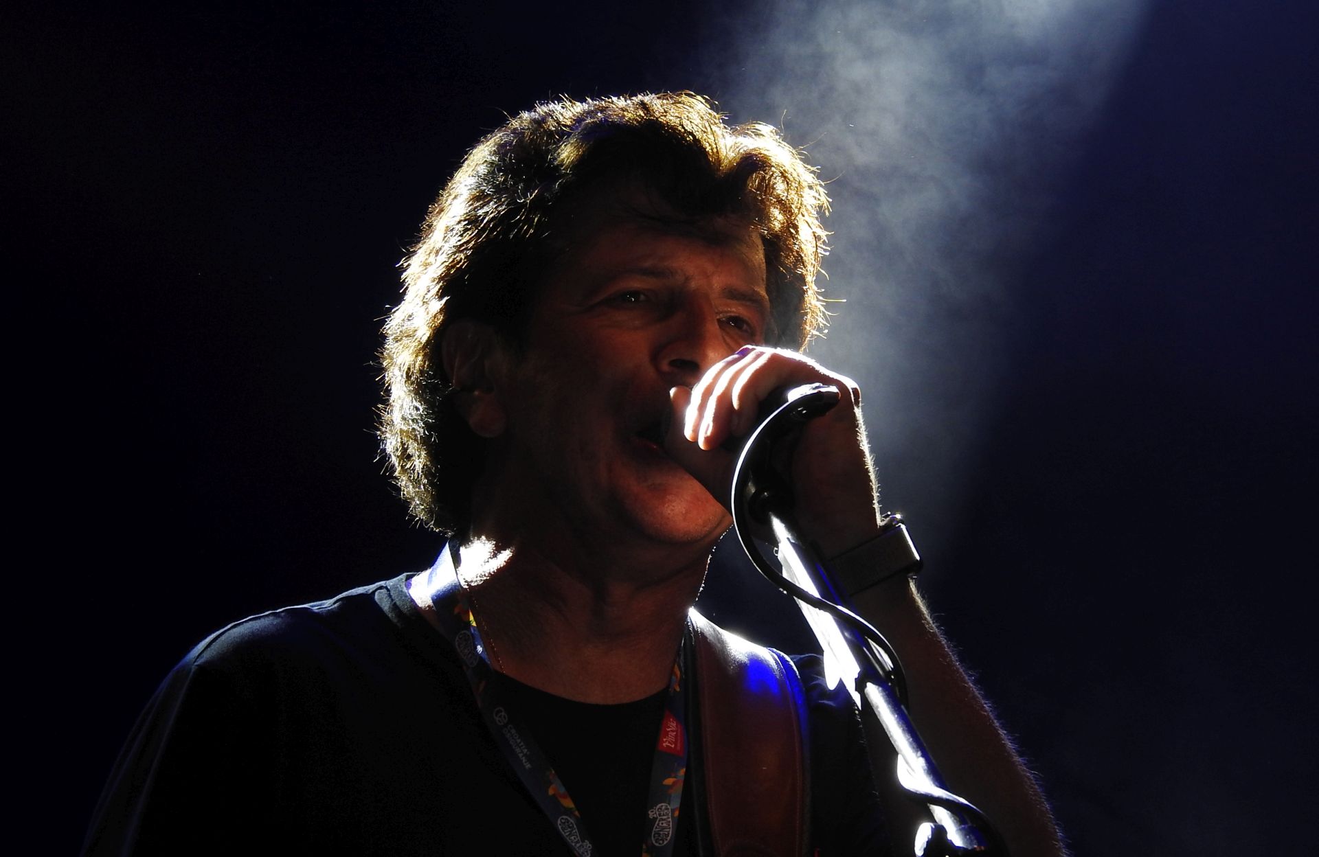 Varadin, 17.8.2018 - Prvoga dana jubilarnog 20. pancirfesta u Varadinu, srbijanski pjevaè Momèilo Bajagiæ Bajaga i prateæi bend Instruktori odrali su koncert na najveæoj pozornici, onoj ispod bedema Starog grada.
foto HINA/ Sinia KALAJDIJA/ ua
