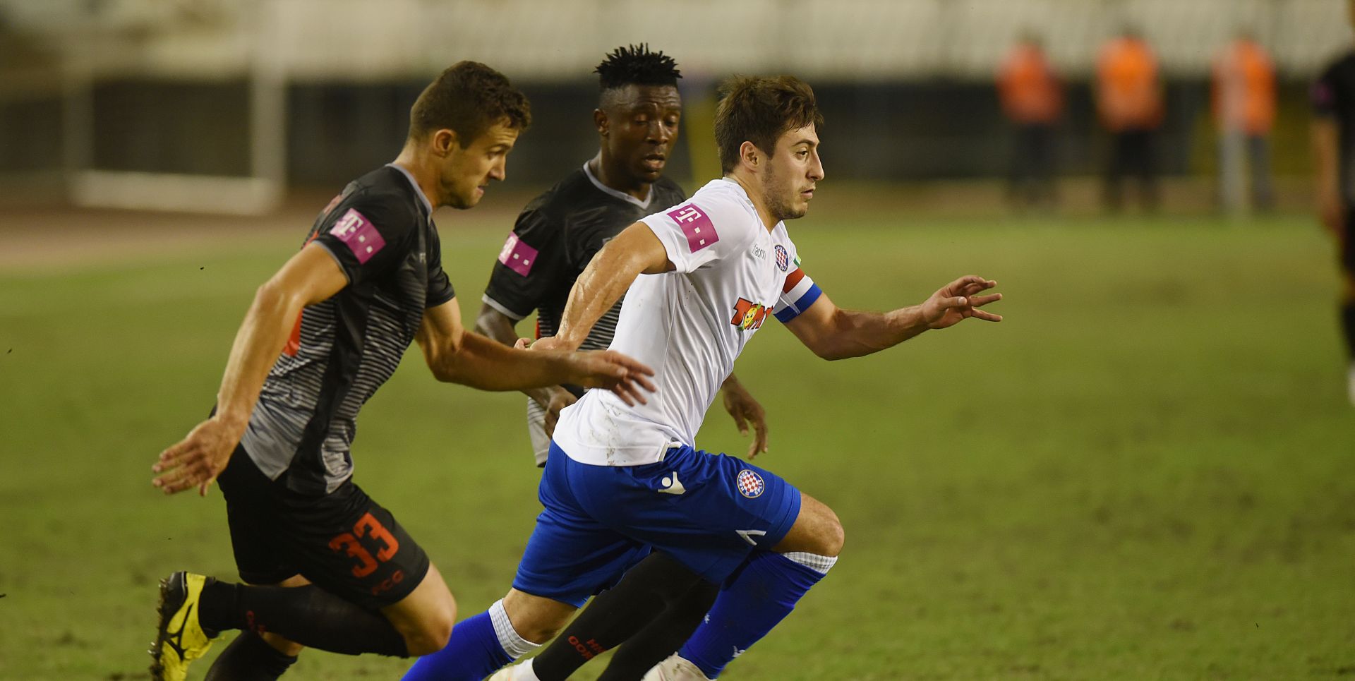Split, 19.08.2018 -  Stadion Poljud, Prva nogometna liga utakmica Hajduk - Gorica . Na slici Josip Juranović.              
 foto HINA/ Mario STRMOTIĆ/ms