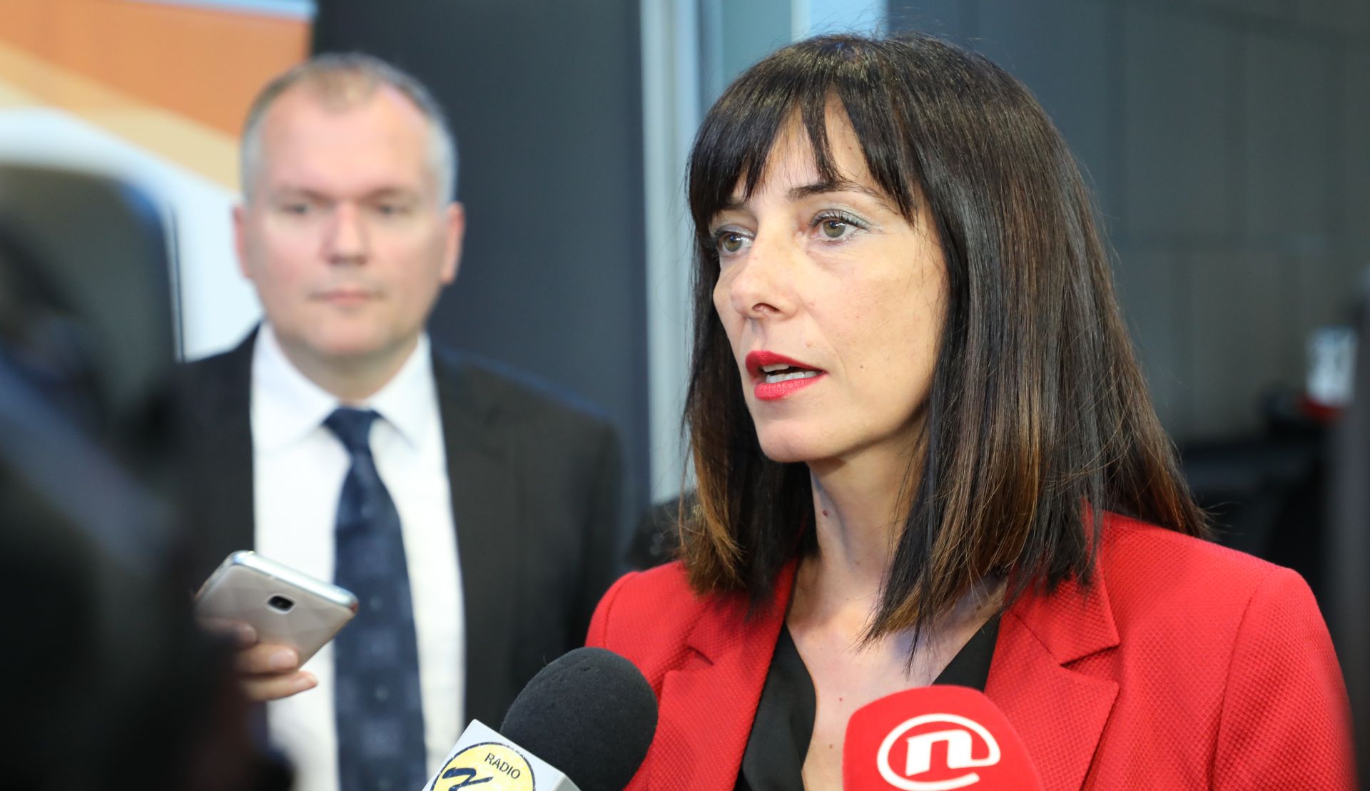 Zagreb, 28.08.2018 - Hrvatska akademska i istraivaèka mrea - CARNET organizirala je zavrno dogaðanje vezano uz pilot projekt "e-kole: Uspostava sustava razvoja digitalno zrelih kola, na kojemu su predstavljeni rezultati projekta. Na fotografiji Blaenka Divjak.
foto HINA/ Admir BULJUBAIÆ/ abu