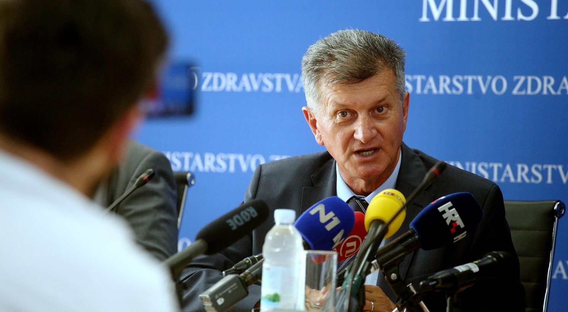 20.08.2018., Zagreb - U Ministarstvu zdravstva odrzana konferencija za medije na kojoj su strucnjaci Zavoda za sudski medicinu i kriminalistiku obrazlozili rezultate obdukcijskog nalaza nestetno preminulog Mattea Ruzica. 
Photo: Zarko Basic/PIXSELL