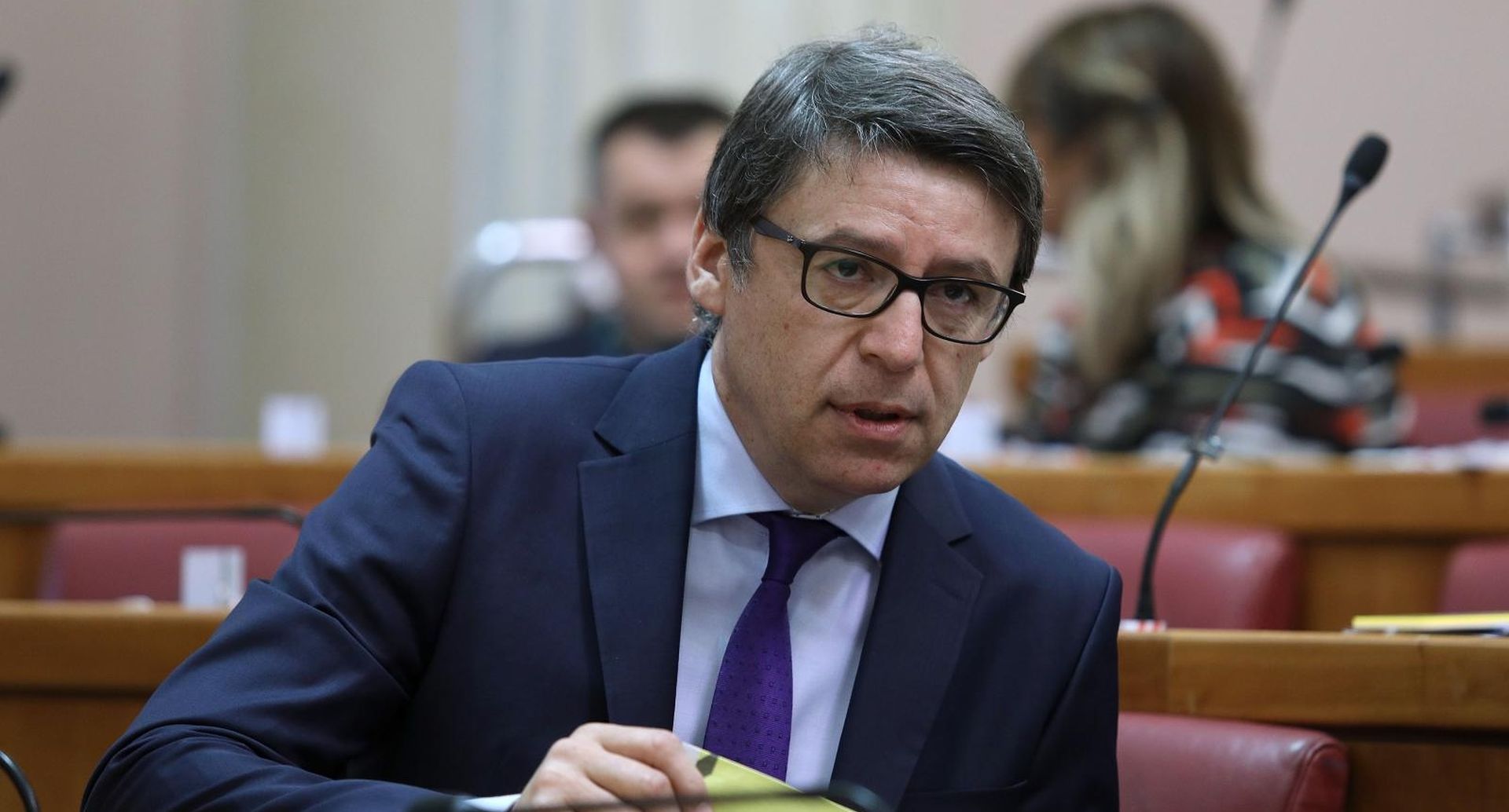 24.05.2018., Zagreb - U nastavku 8. sjednice  Sabor RH raspravlja o konacnom prijedlogu zakona o terminalu za ukapljeni prirodni plin. Zeljko Jovanovic. 
Photo: Patrik Macek/PIXSELL