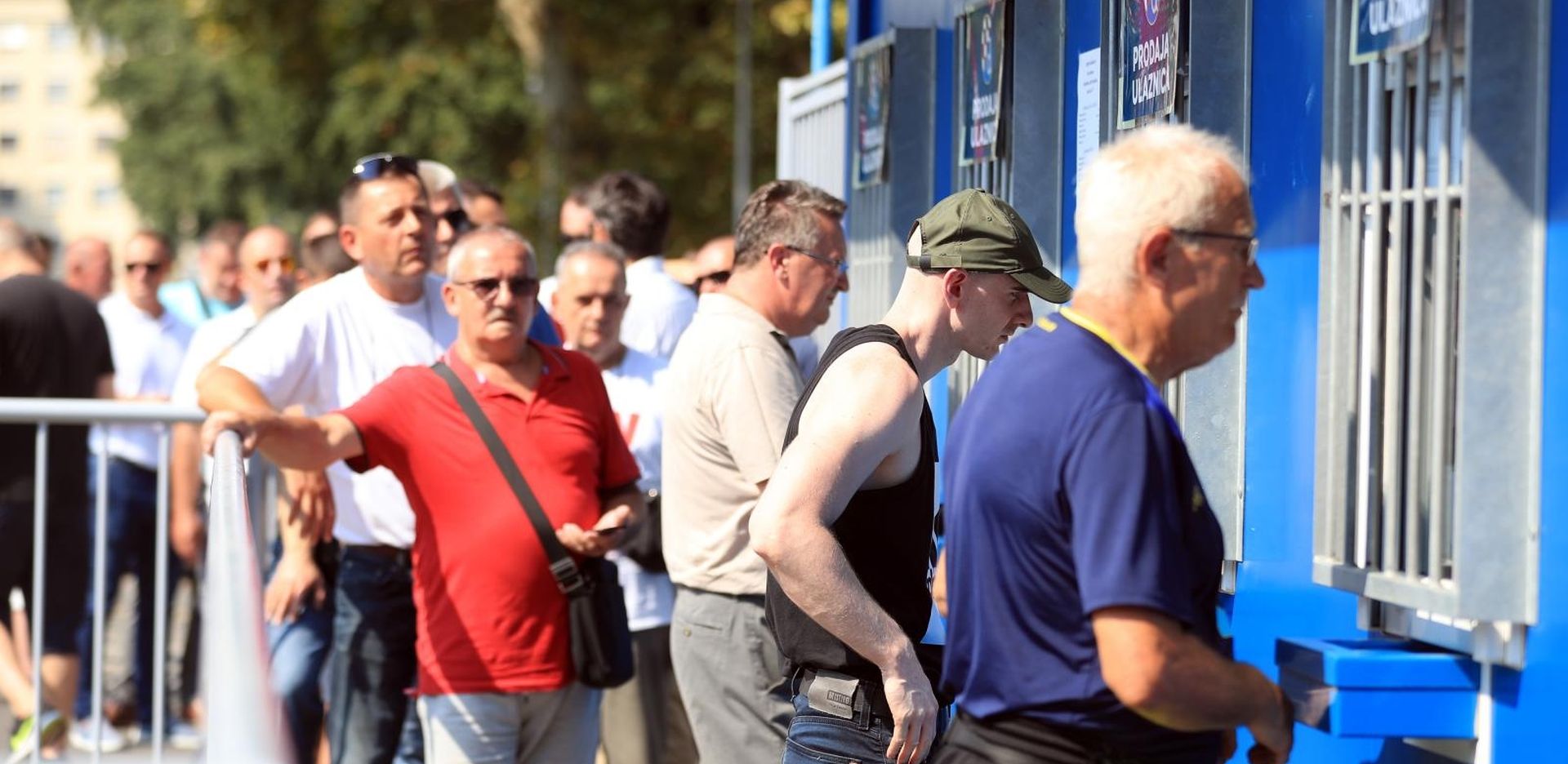 24.08.2018., Zagreb - Prodaja ulaznica za uzvratni susret doigravanja za Ligu prvaka: Dinamo - Young Boys na stadionu u Maksimiru.
Photo: Slavko Midzor/PIXSELL