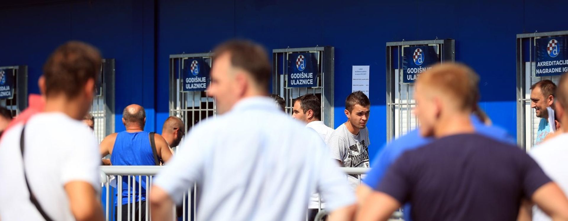 24.08.2018., Zagreb - Prodaja ulaznica za uzvratni susret doigravanja za Ligu prvaka: Dinamo - Young Boys na stadionu u Maksimiru.
Photo: Slavko Midzor/PIXSELL