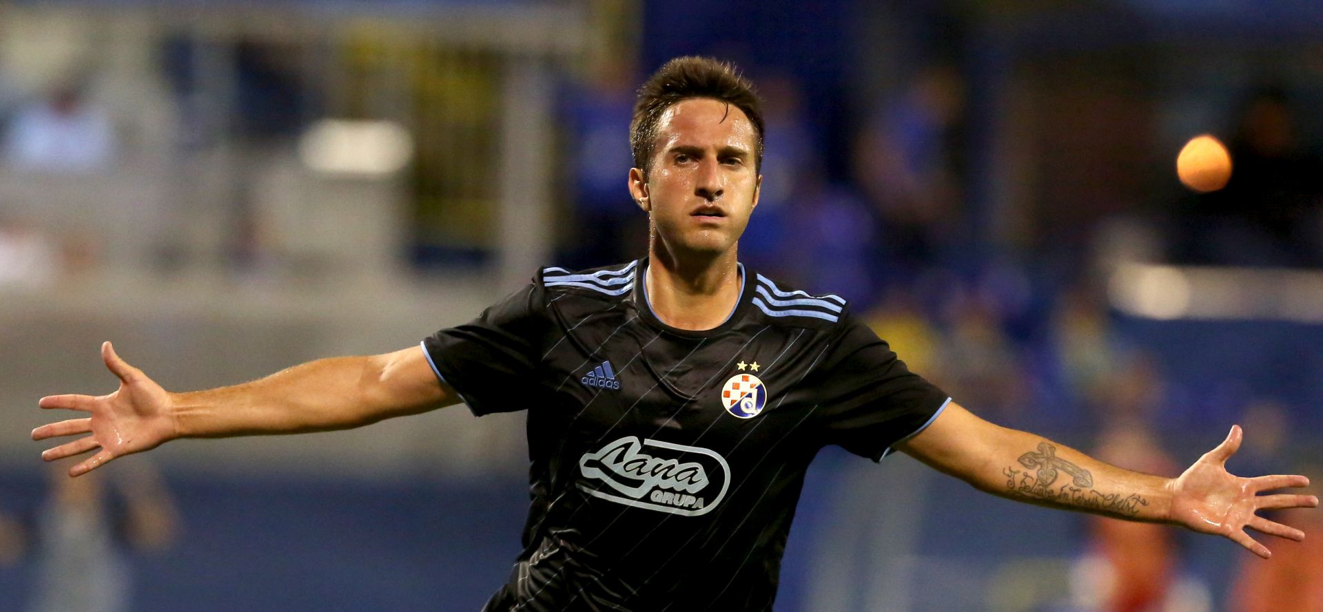Zagreb, 14.08.2018. - Uzvratna utakmica 3. pretkola Lige prvaka: Dinamo  - Astana. Na fotografiji Mario Gavranović.  foto HINA/ Daniel KASAP/ dk