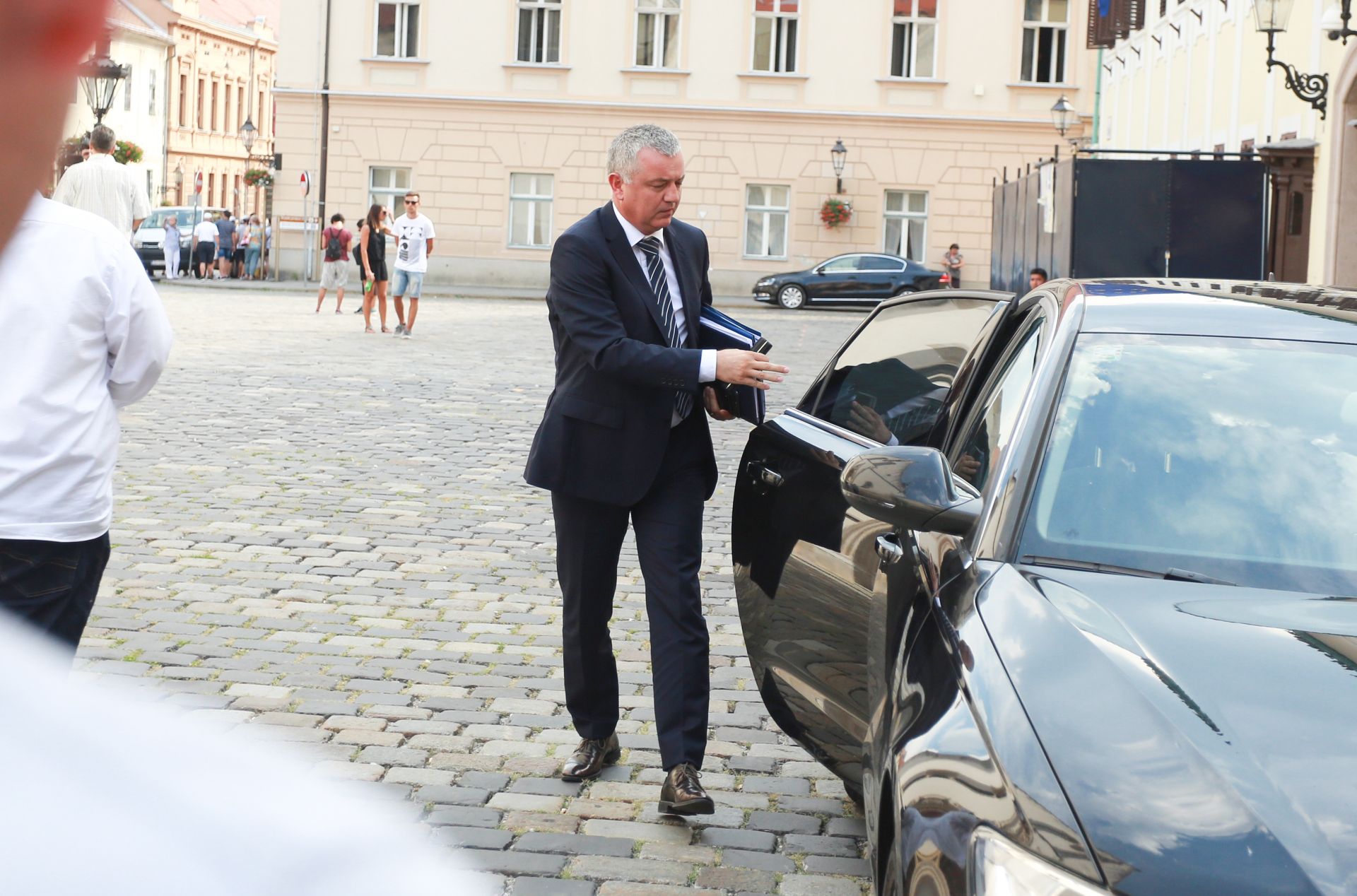 23.08.2018., Zagreb - U Banskim dvorima odrzan je sastanak Uprave Uljanika i Vlade RH. Darko Horvat.
Photo: Matija Habljak/PIXSELL