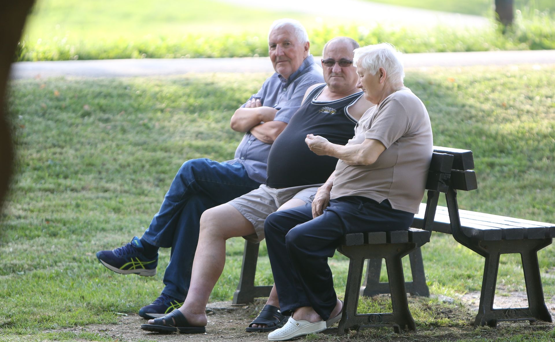 25.05.2018., Karlovac - Umirovljenici uzivaju u lijepom proljetnom vremenu. 

Photo: Kristina Stedul Fabac/PIXSELL