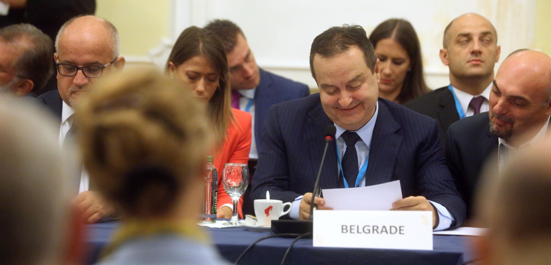 Banja Luka, 05.09.2018. - Neformalni sastanak ministara vanjskih poslova Procesa za suradnju u Jugoistočnoj Europi (SEECP). Na fotografiji Ivica Dačić. foto HINA/ Daniel KASAP/ dk