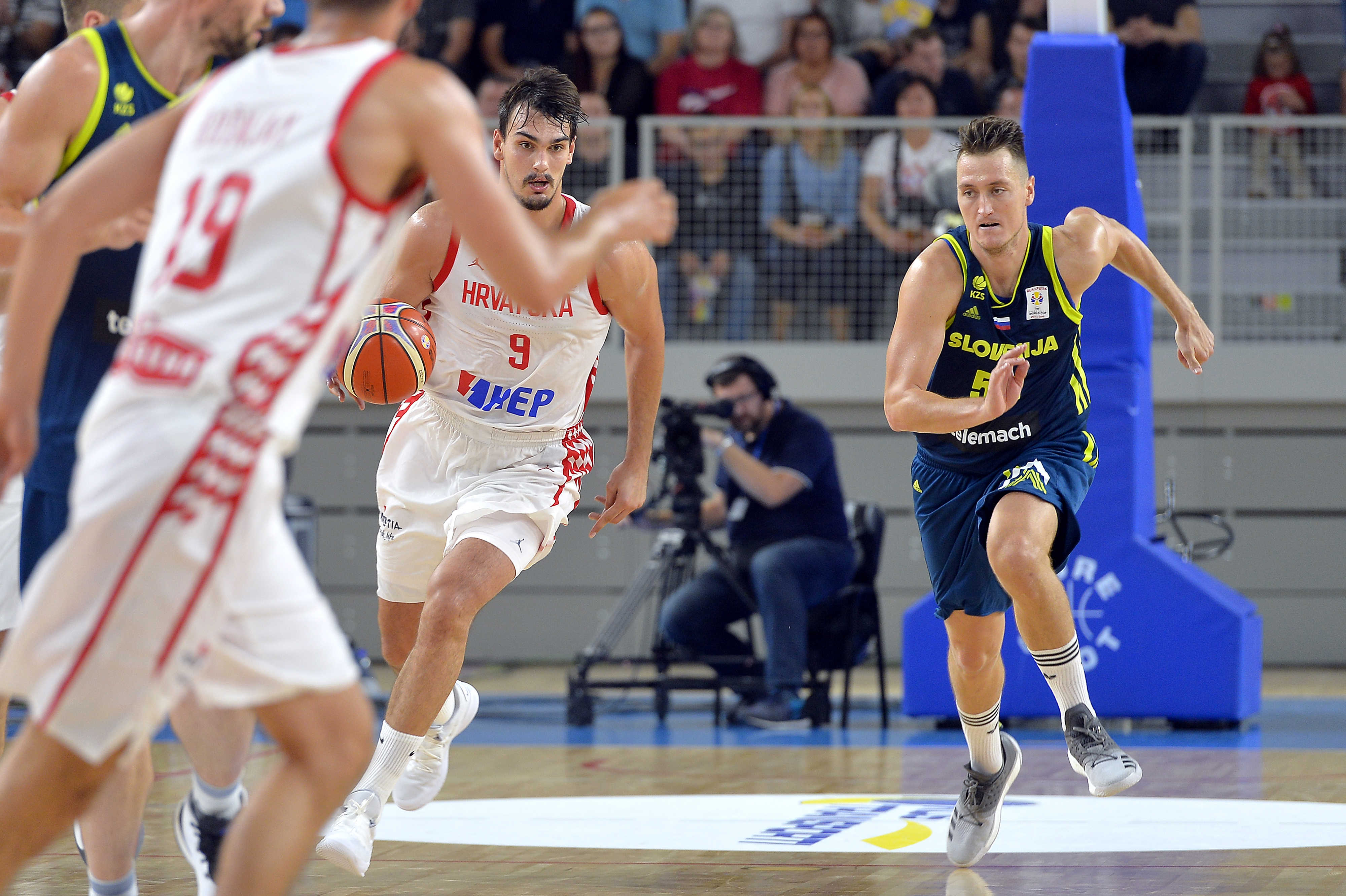 Varadin, 5.9.2018 - Pripremna utakmica koarkakih reprezentacija Hrvatska - Slovenija u Areni Varadin. Na slici Danijel ariæ.
foto HINA/ Marko JURINEC/ ua