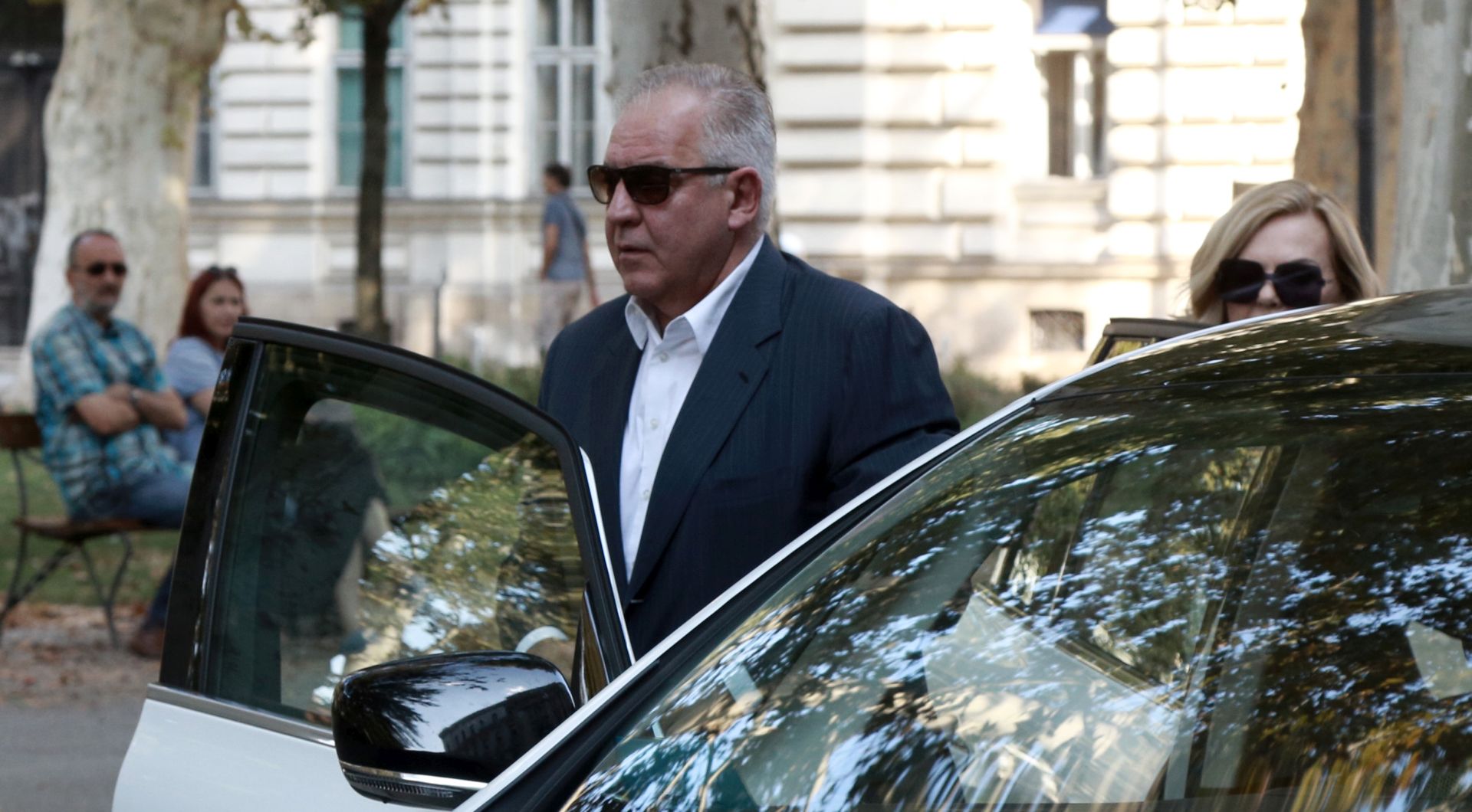 Zagreb, 17.9.2018 - Ivo Sanader i odvjetnica Jadranka Sloković dolaze na pripremno ročište u ponovljenom suđenju Sanaderu u slučaju Ina-MOL.
Foto HINA/ Dario GRZELJ/ dag