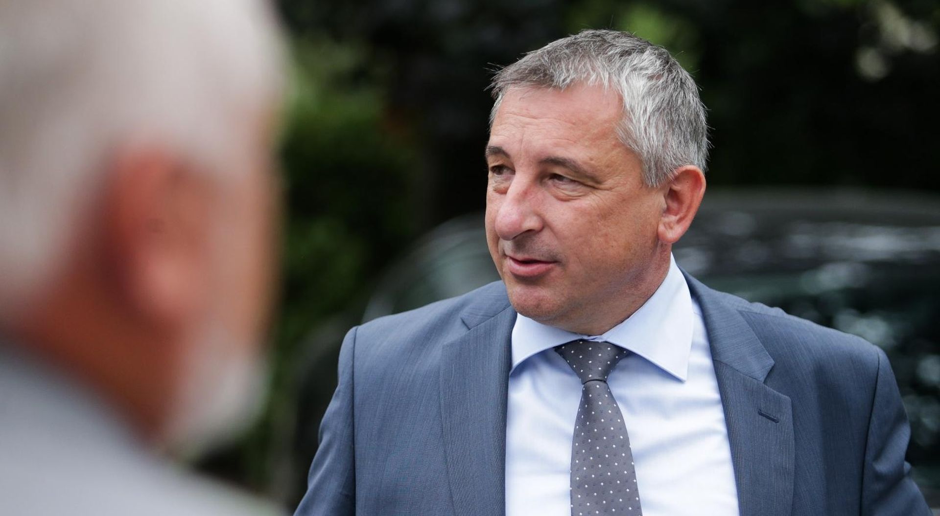 Križ: Štromar i Divjak obišli OŠ Milke Trnine koja je uvrštena u program "Škola za život" 03.09.2018., Kriz - Povodom pocetka skolske godine potpredsjednik Vlade Predrag Stromar, ministrica znanosti i obrazovanja Blazenka Divjak i zupan Zagrebacke zupanije Stjepan Kozic obisli su Osnovnu skolu Milke Trnine koja je ukljucena u eksperimentalni program kurikuralne reforme "Skola za zivot".  Photo: Filip Kos/PIXSELL