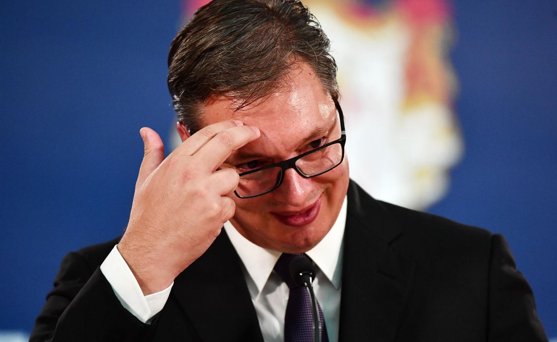 Beograd: Aleksandar Vučić obratio se javnosti 07.09.2018., Beograd, Srbija - Predsjednik Republike Srbije Aleksandar Vucic odrzao je konferenciju za medije. Photo: Srdjan Ilic/PIXSELL