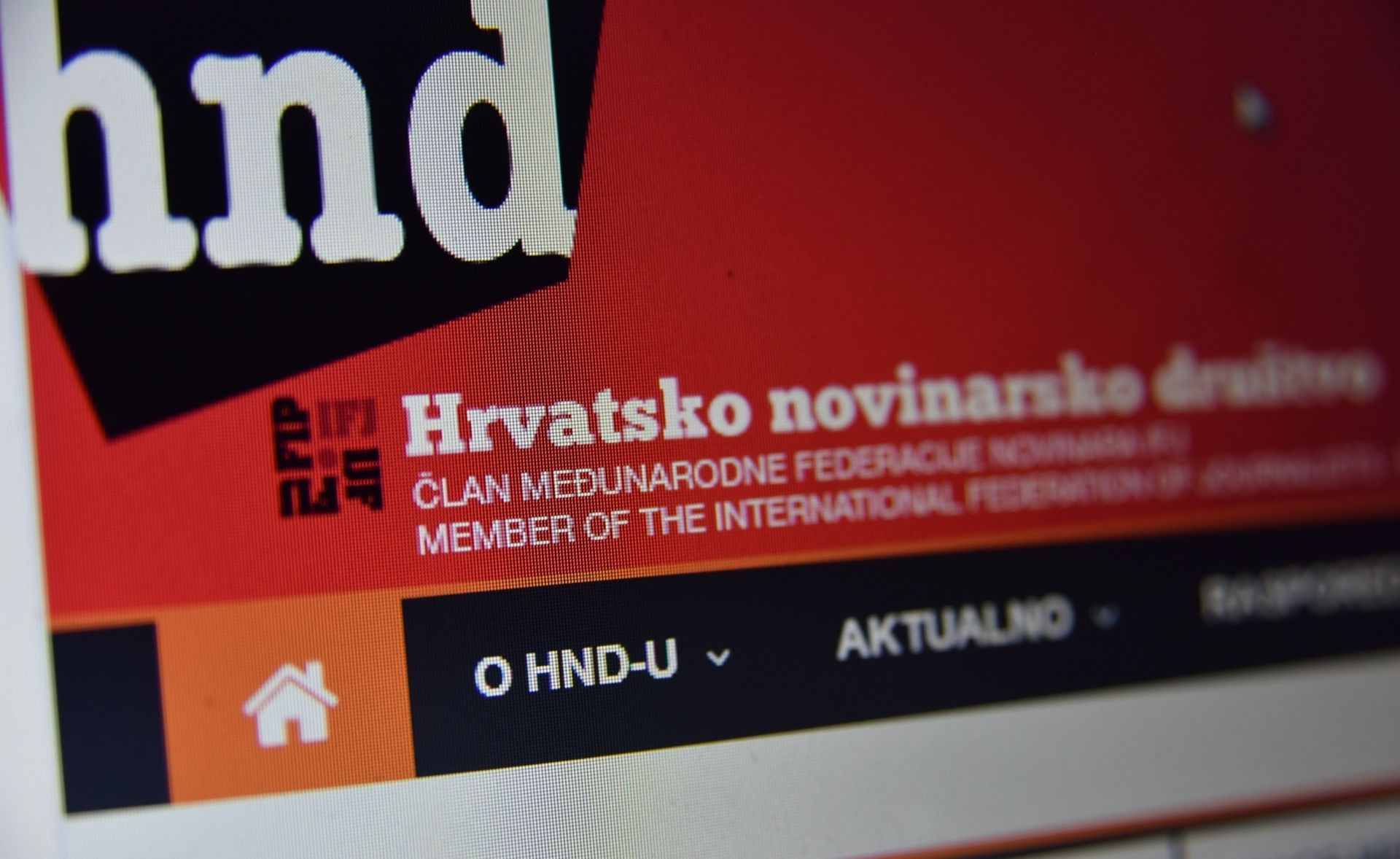 Internetska stranica Hrvatskog novinarskog društva 09.08.2018., Sibenik - Internetska stranica Hrvatskog novinarskog drustva
Photo: Hrvoje Jelavic/PIXSELL