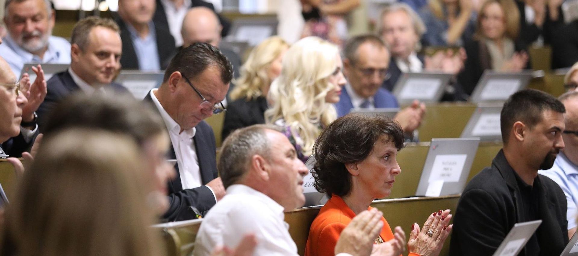 Zagreb: Počela 16. sjednica gradske skupštine 13.09.2018., Zagreb- Zagrebacka gradska skupstina trebala bi na svojoj 16. sjednici raspravljati o prometnoj stategiji, otpisu dugova ali i o prodaji stana Sandri Perkovic.
Photo: Patrik Macek/PIXSELL
