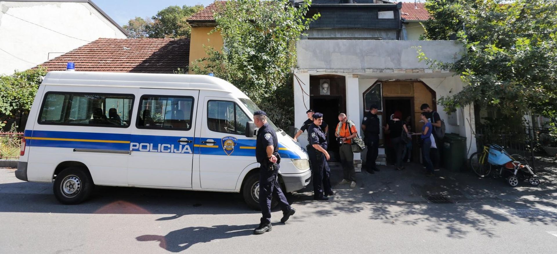 13.09.2018., Zagreb - Podrucje vatrenog obracuna izmedju dvije obitelji na Vukomercu. Photo: Filip Kos/PIXSELL