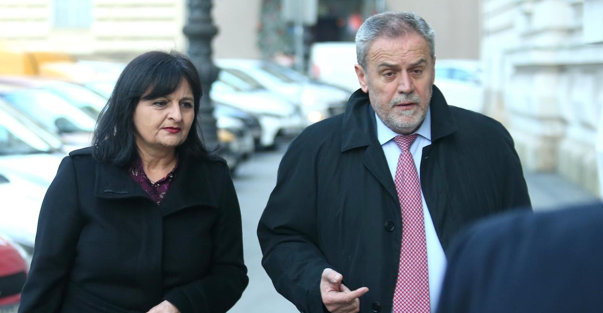 21.12.2017., Zagreb - Zupanijski sud. Odvjetnik Kresimir Krsnik sa suradnicima te optuzeni Milan Bandic, Ivica Lovric i Zdenka Palac dolaze na pripremno rociste za aferu Standovi.
Photo: Sanjin Strukic/PIXSELL