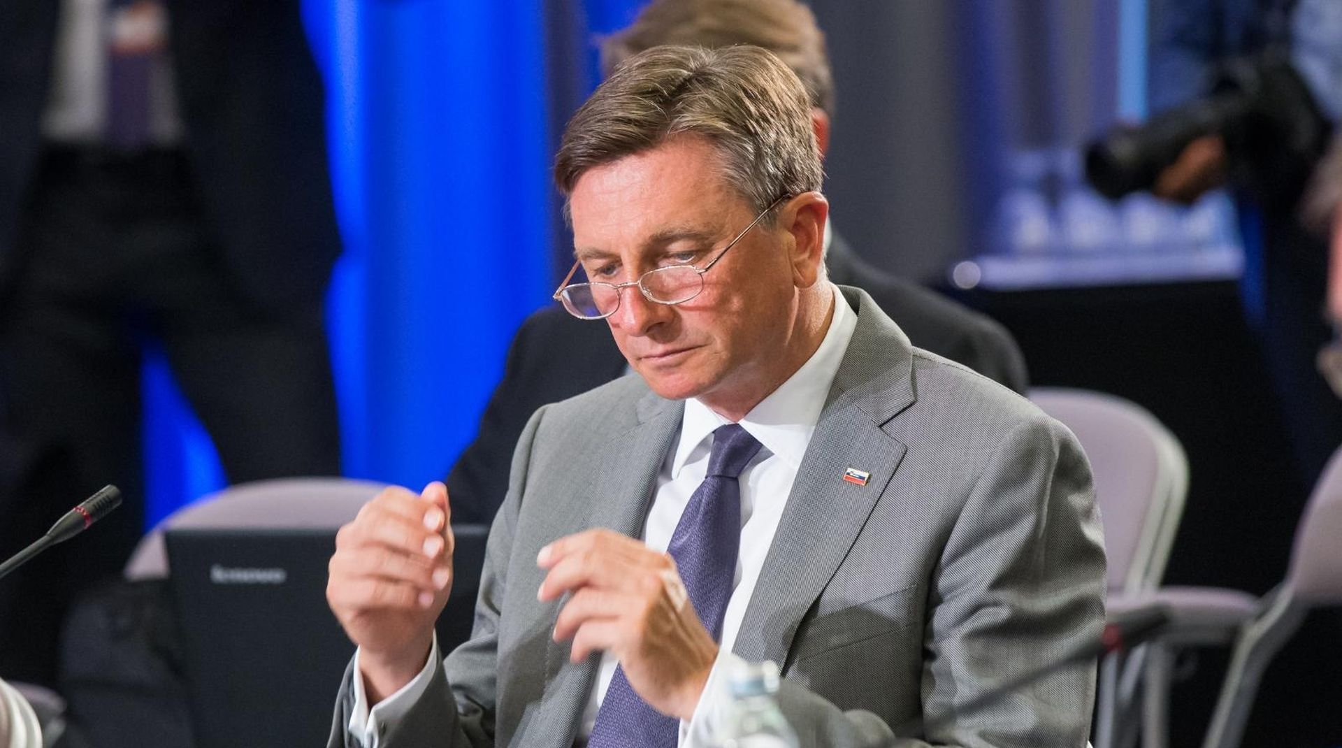 30.06.2017., Hotel Palca, Dubrovnik - SEECP konferencija. Dolazak predsjednika i uvodna rijec predsjednice Grabar Kitarovic. Borut Pahor.
Photo: Grgo Jelavic/PIXSELL