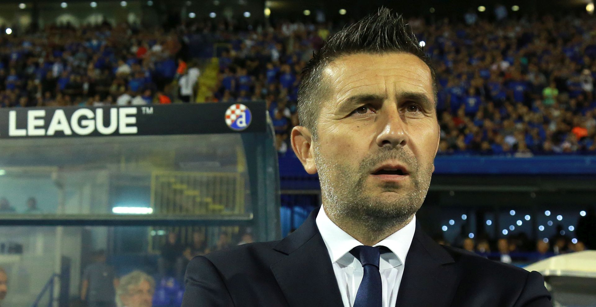 Zagreb, 20.09.2018 - Utakmica 1. kola D skupine Europske lige Dinamo - Fenerbahče. Na slici Nenad Bjelica, trener Dinama.
 foto HINA/ Tomislav PAVLEK /tp