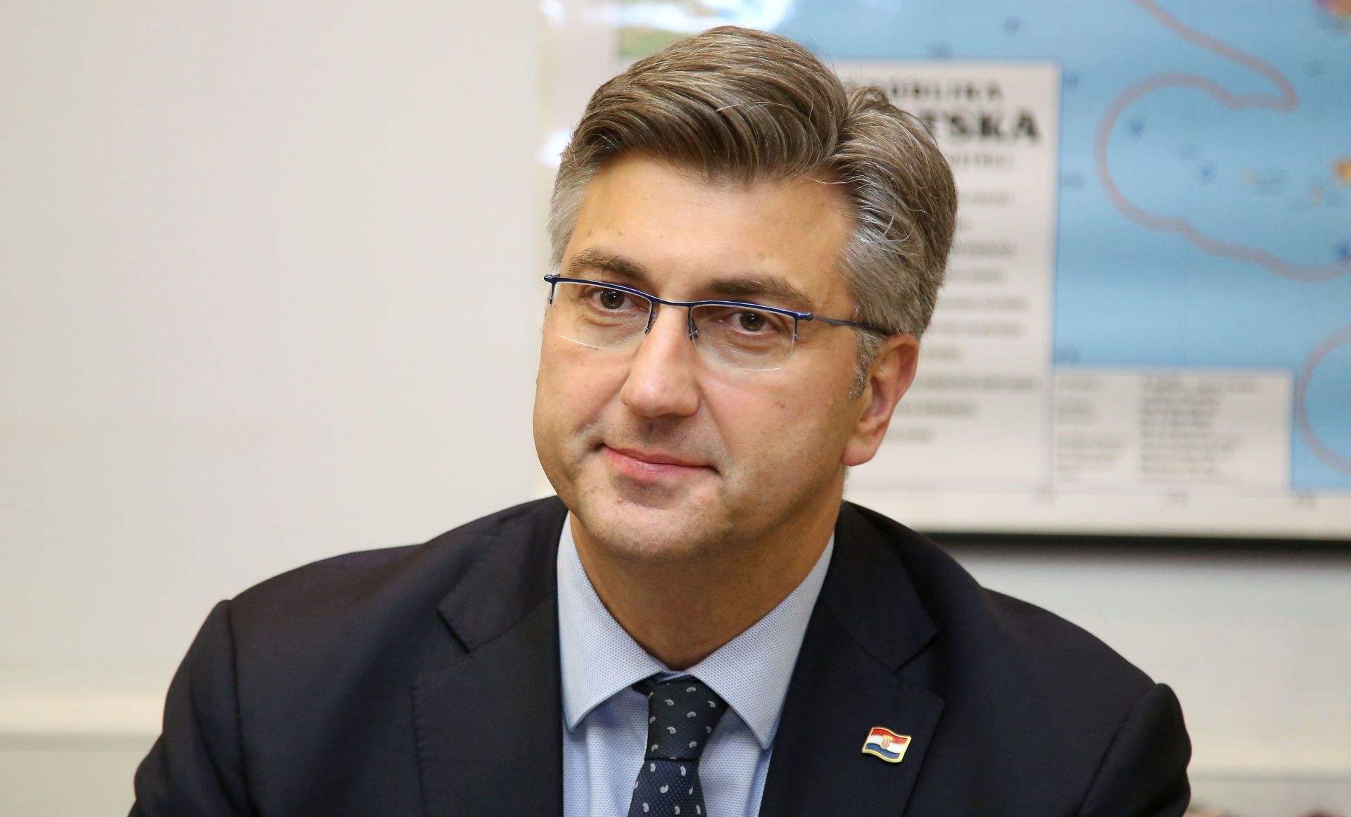 Zagreb, 02.10.2018 - Sjednica Predsjednitva i Nacionalnoga vijeæa HDZ-a. Na fotografiji predsjednik Vlade i HDZ-a Andrej Plenkoviæ.
foto HINA / Denis CERIÆ /dc