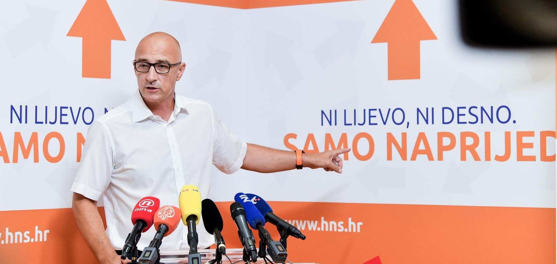 02.09.2018., Zagreb - Konferencija za medije Hrvatske narodne stranke - liberalnih demokrata na kojoj je govorio predsjednik stranke Ivan Vrdoljak. 
Photo: Sandra Simunovic/PIXSELL