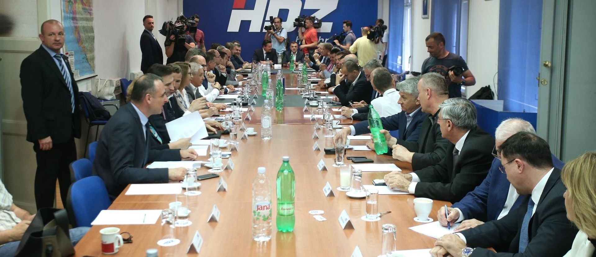 04.06.2018., Zagreb - Sjednica Predsjednistva i Nacionalnog vijeca HDZ-a u sredisnjici HDZ-a. 

Photo: Sanjin Strukic/PIXSELL