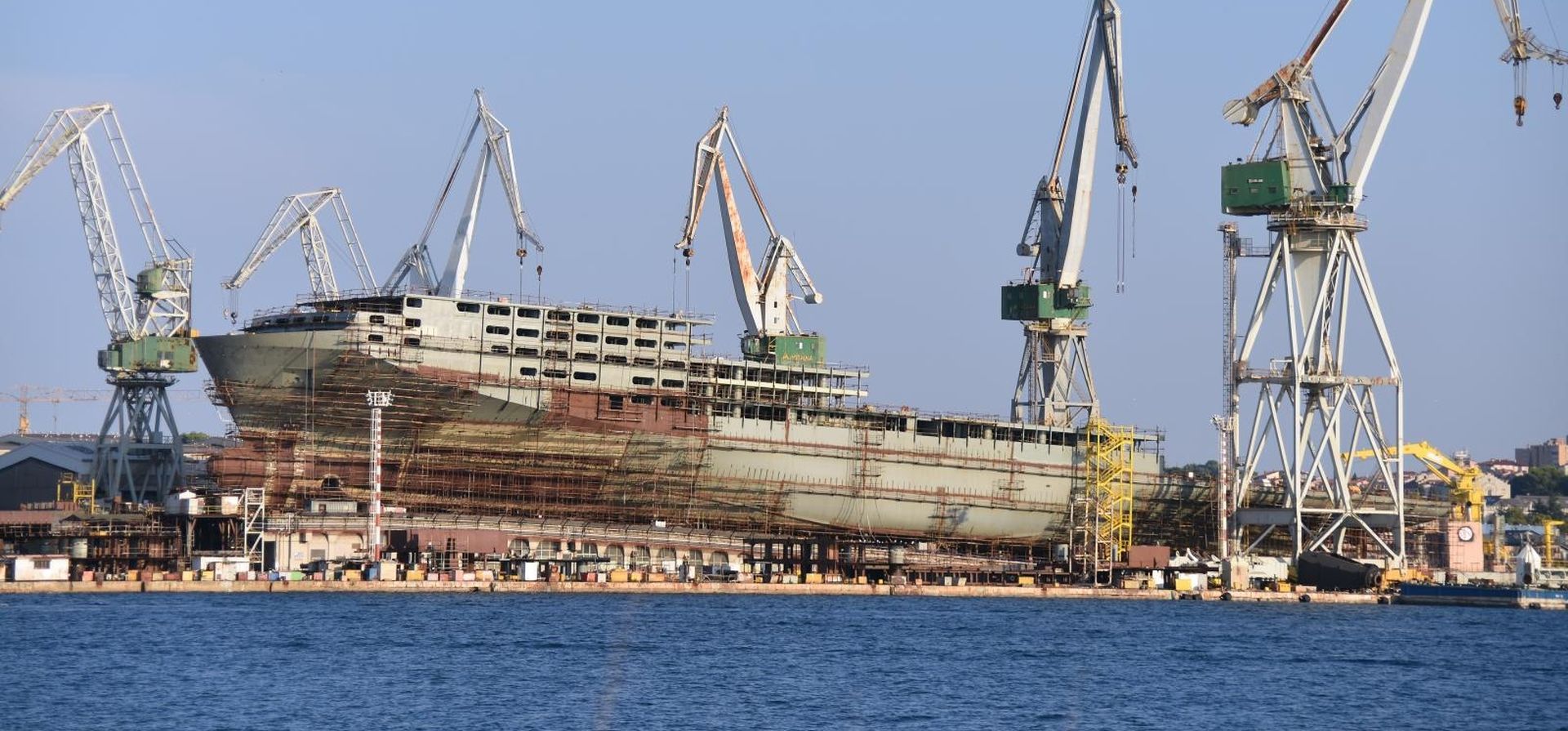 Pula: Brodogradilište Uljanik 04.09.2018., Pula - Brodogradiliste Uljanik. 

Photo: Dusko Marusic/PIXSELL