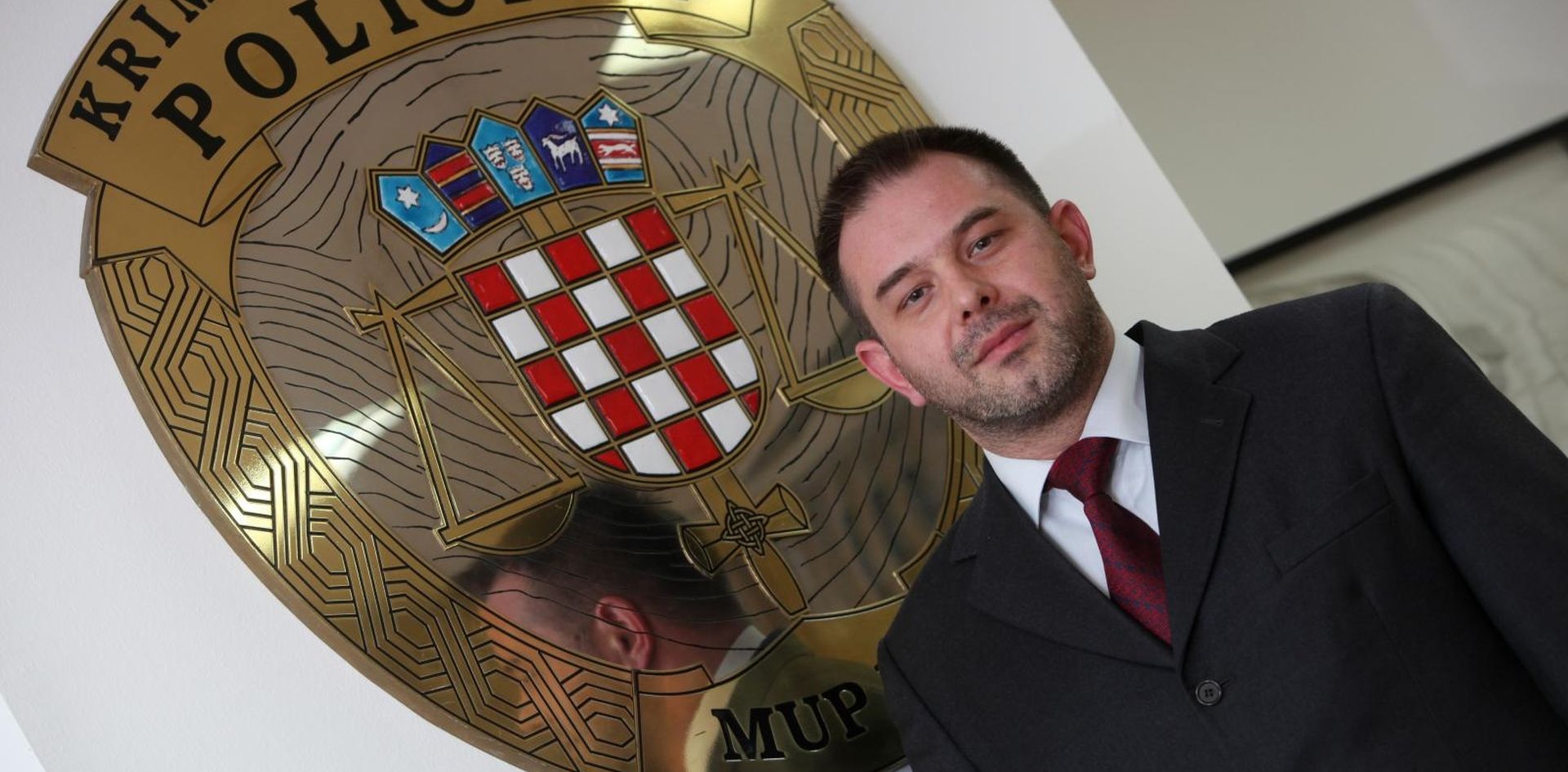 24.02.2010., Zagreb, Hrvatska - 
MUP Ravnateljstvo policije. Policijski  nacionalni ured za suzbijanje korupcije i organiziranog kriminaliteta.Bozo Barbaric, nacelnik ureda.
Photo: Robert Anic/PIXSELL