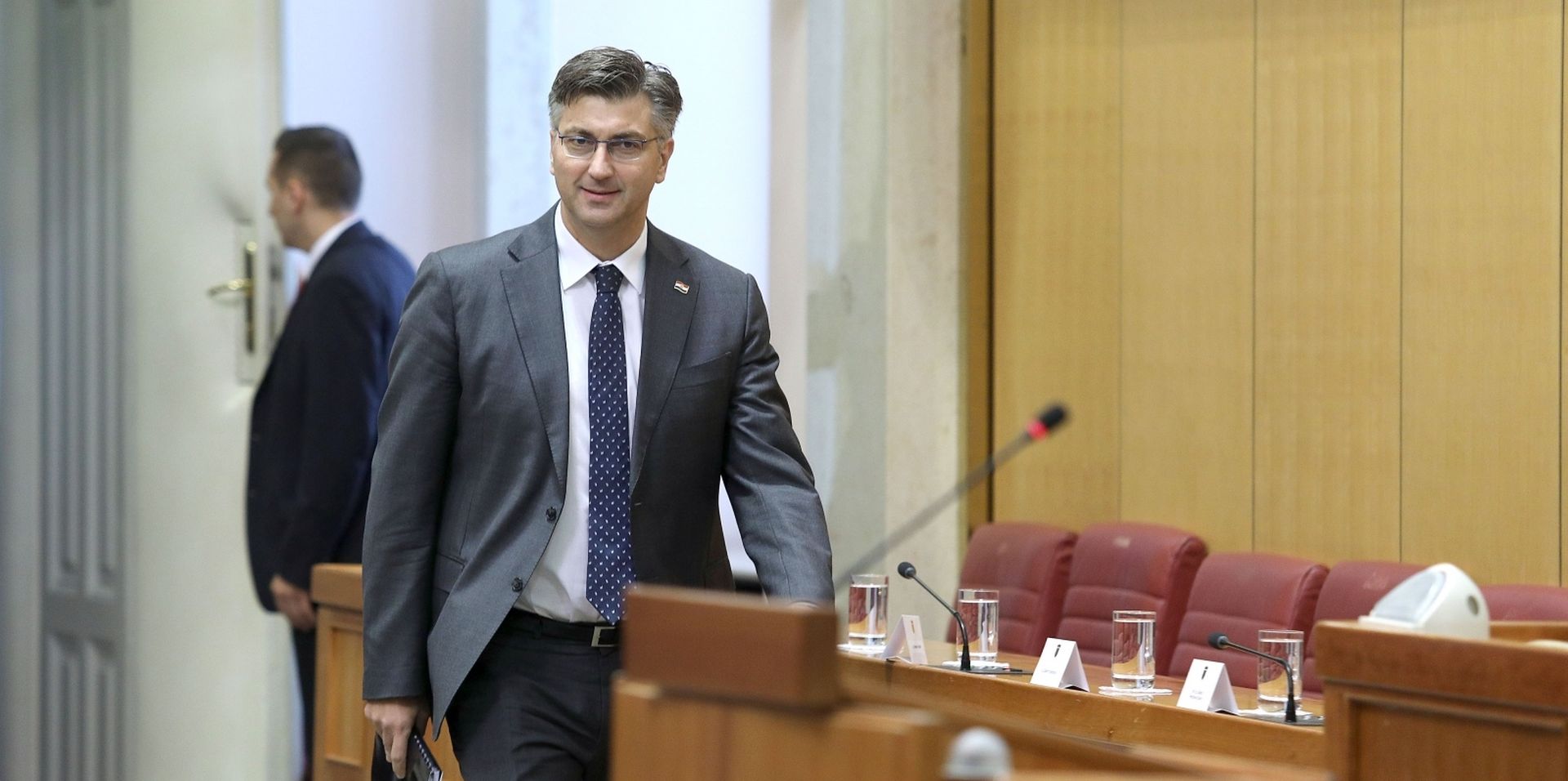Zagreb: Plenković u Saboru podnosi izvješće o radu Vlade 10.10.2018., Zagreb - Predsjednik Vlade RH Andrej Plenkovic u nastavku 9. sjednice Hrvatskog sabora podnosi godisnje izvjesce o radu Vlade. 

Photo: Patrik Macek/PIXSELL