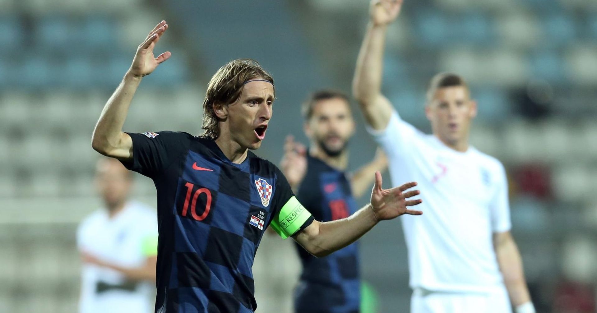 12.10.2018., Rujevica, Rijeka - Liga nacija, Hrvatska - Engleska.  Luka Modric 
Photo: Luka Stanzl/PIXSELL
