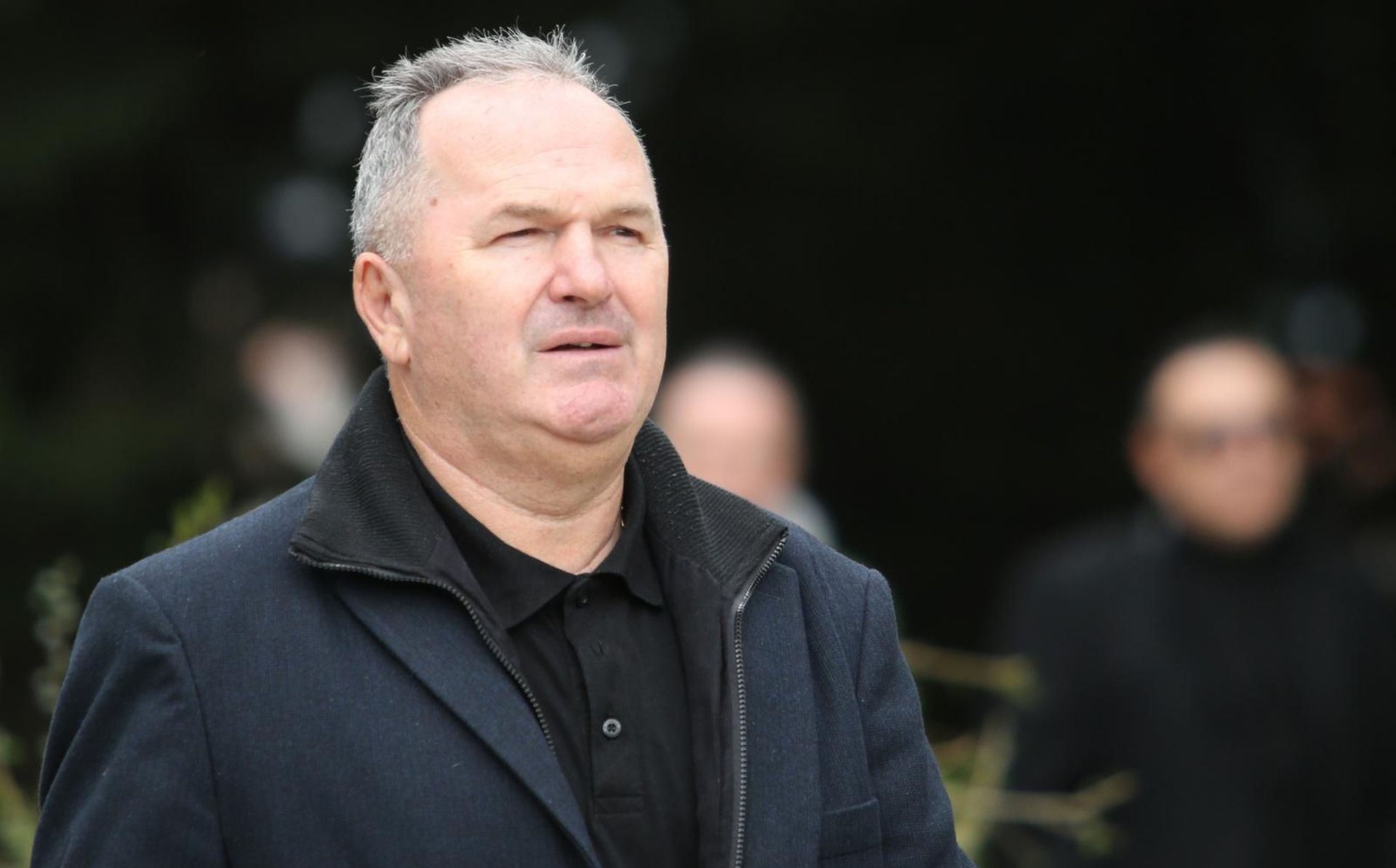 14.01.2014., Split - Ispracaj poznatog splitskog ugostitelja Nenada Teklica Bare na groblju Lovrinac. Marko Bekavac. 
Photo: Ivo Cagalj/PIXSELL