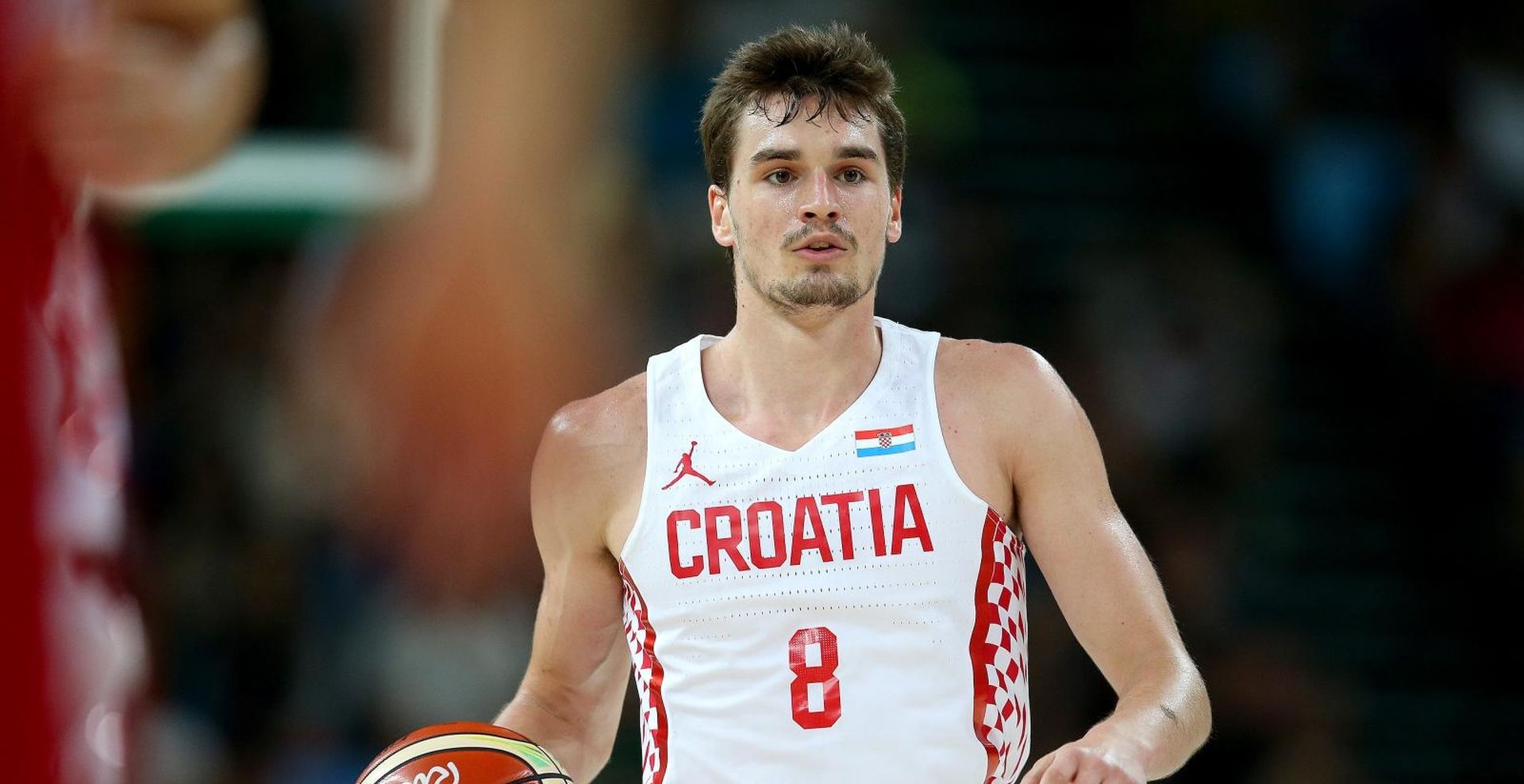 17.08.2016., Rio de Janeiro - Olimpijske igre Rio 2016. Kosarkaska utakmica, cetvrtfinale Hrvatska - Srbija. Mario Hezonja.
Photo: Igor Kralj/PIXSELL