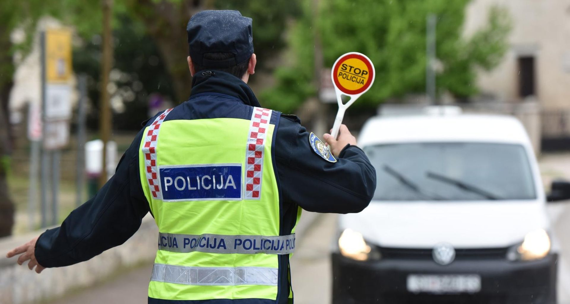 19.04.2018., Sibenik -
Policijska kontrola vozila
Photo: Hrvoje Jelavic/PIXSELL