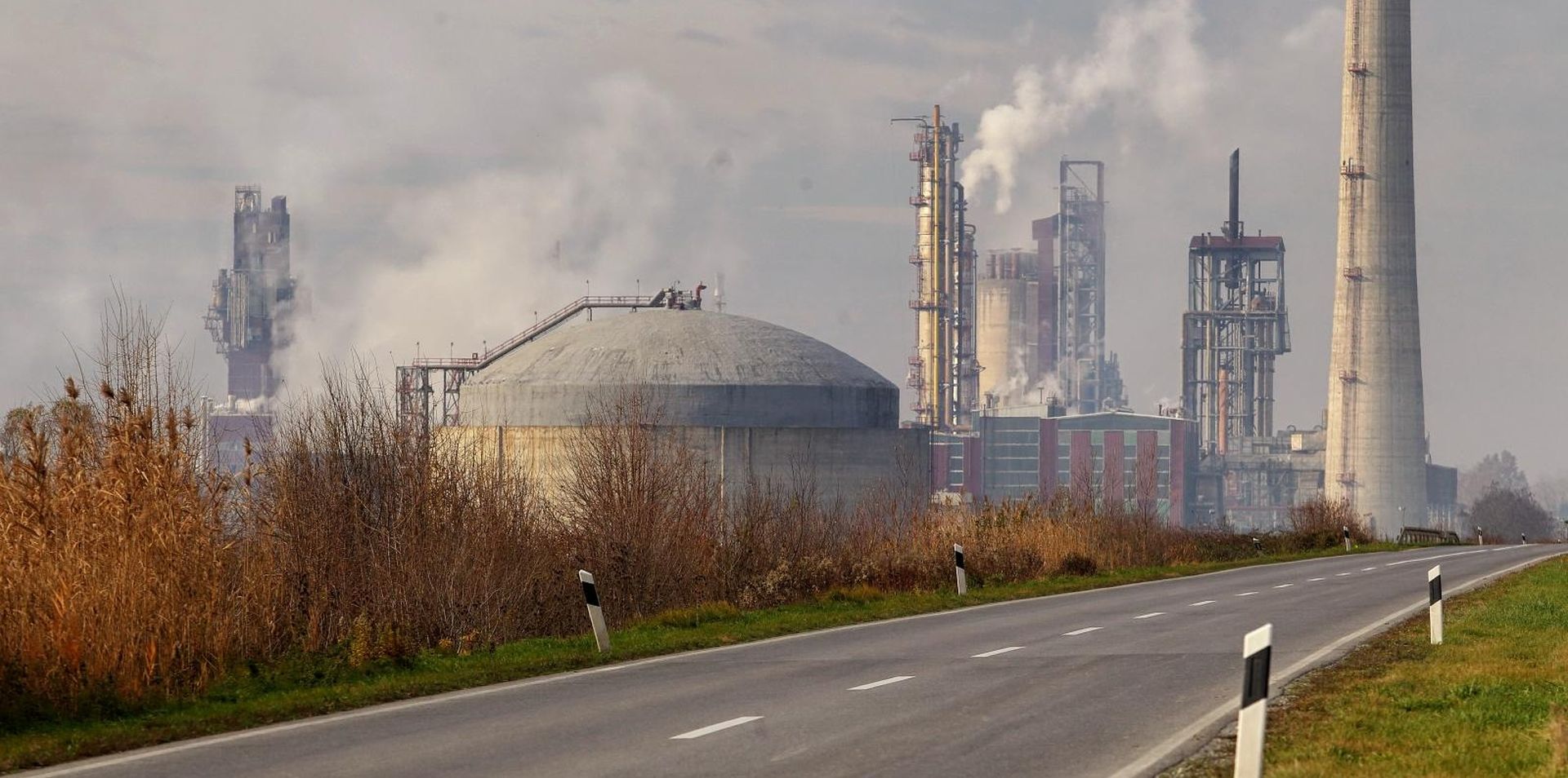 21.11.2017., Kutina - Tvornica umjetnog gnojiva Petrokemija d.d. Photo: Boris Scitar/Vecernji list/PIXSELL
