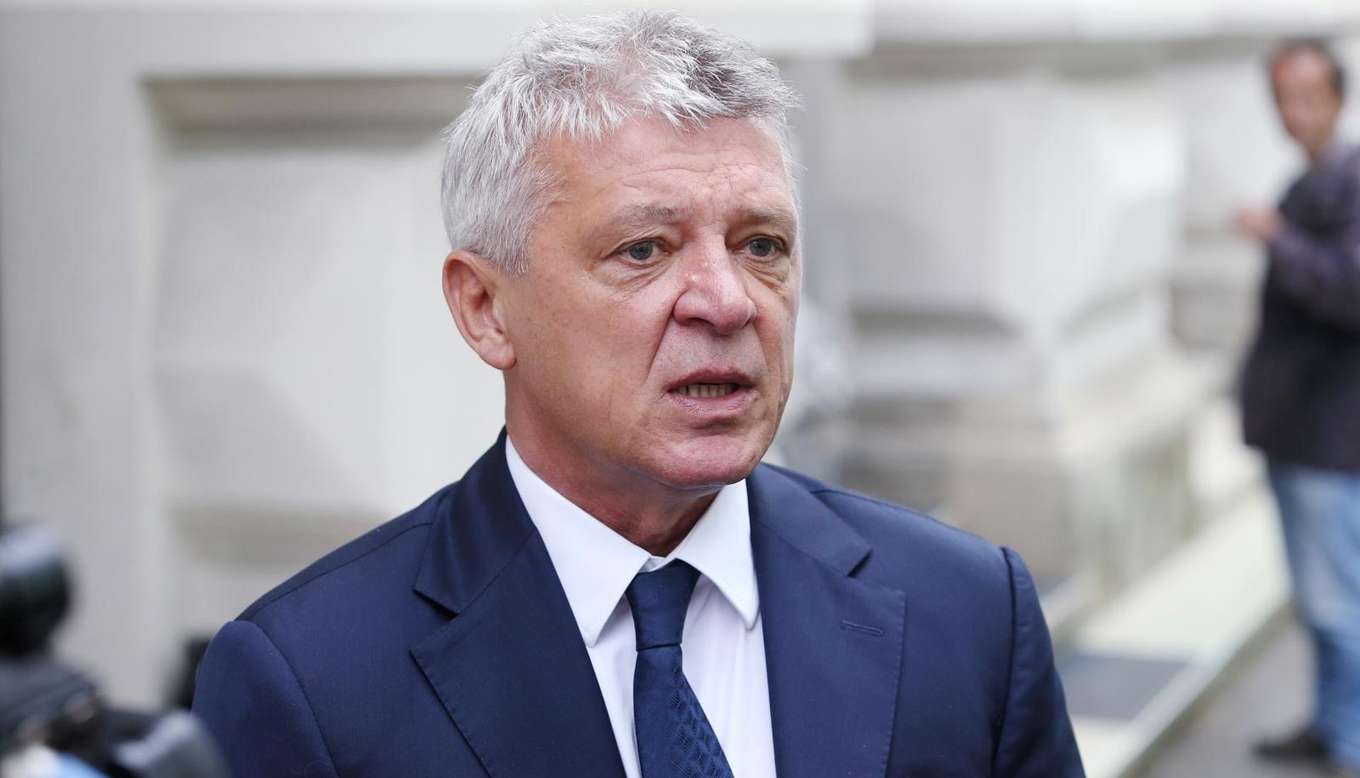 27.04.2018., Zagreb - Zupanijski sud, dolazak Marine Lovric Merzel na pripremno rociste. Ivan Turudic. 
Photo: Dalibor Urukalovic/PIXSELL