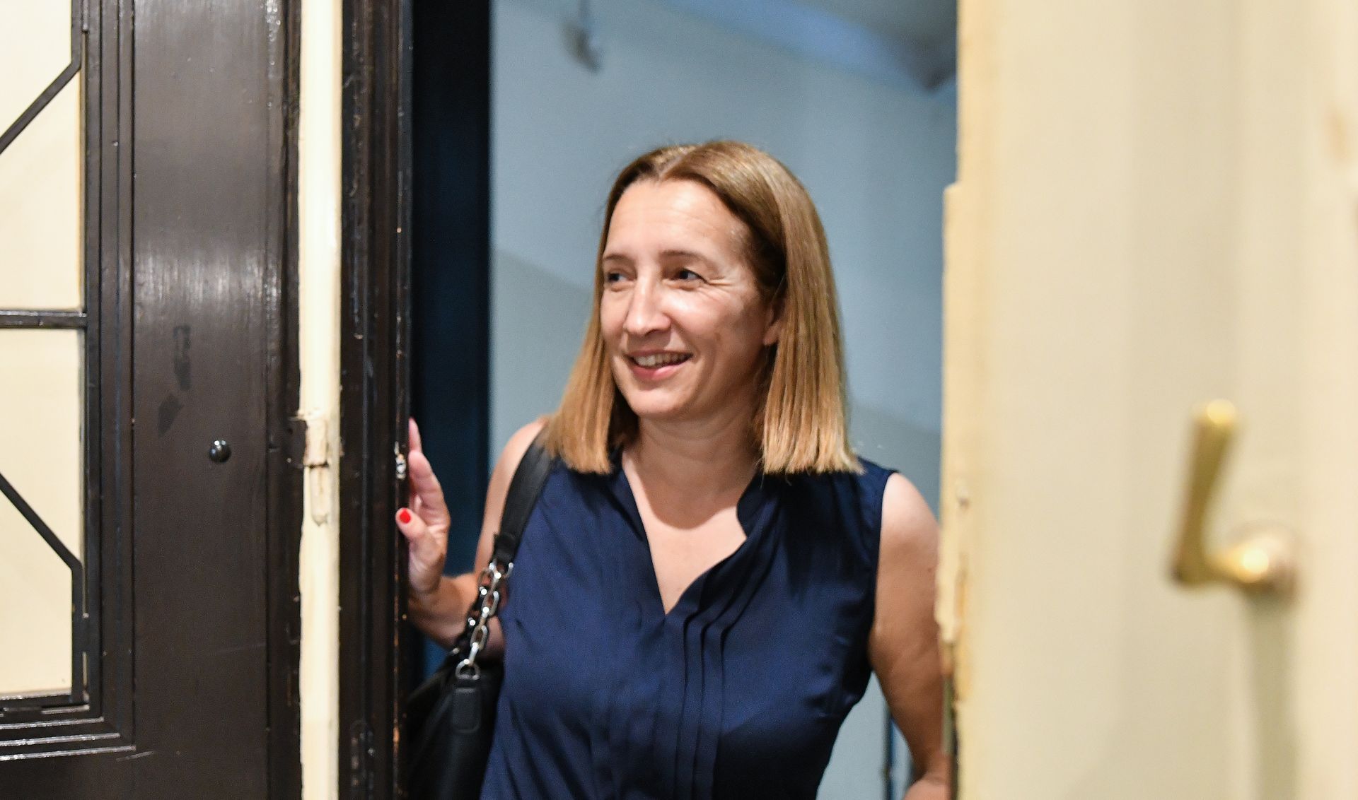 10.06.2018., Zagreb - Cekanje rezultata izbora za predsjednika zagrebackog SDP-a. Aleksandra Kolaric.
Photo: Sandra Simunovic/PIXSELL