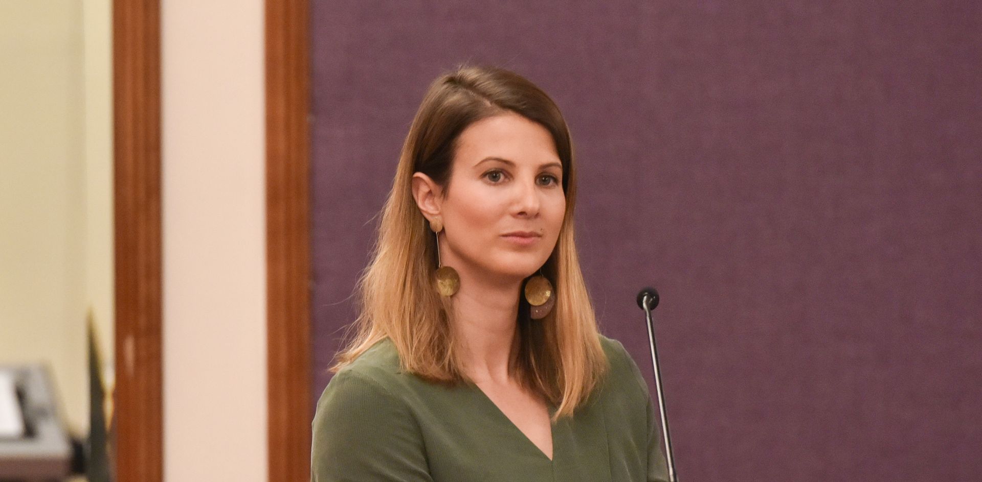 27.12.2017., Zagreb - U Hotelu Westin odrzana je konferencija za medije povodom sljemenske utrke Snow Queen Trophy. Ana Jelusic Black. 
Photo: Davor Visnjic/PIXSELL