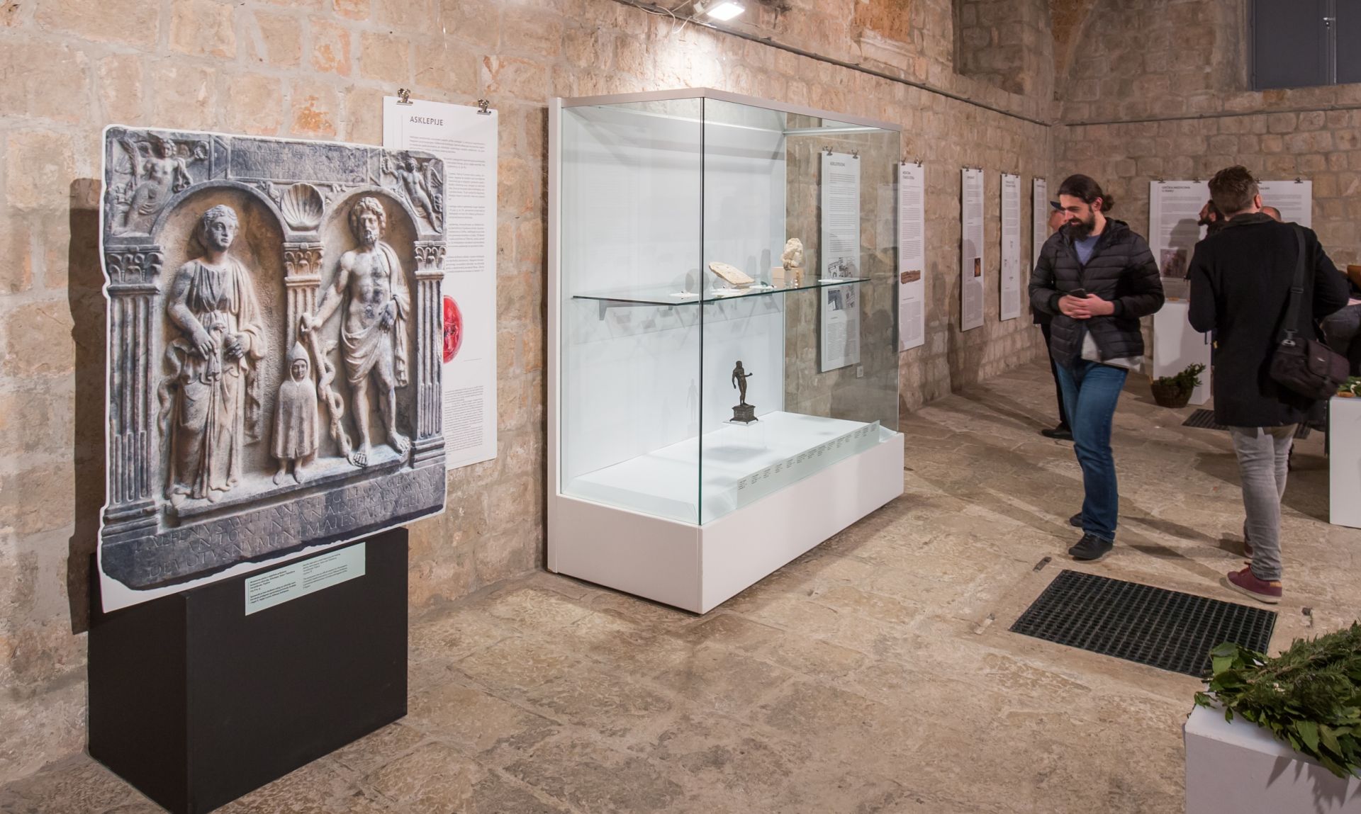 09.03.2018., Etnografski muzej Rupe, Dubrovnik - Otvorena izlozba, Anamneza, povijest bolest u antickom svijetu.
Photo: Grgo Jelavic/PIXSELL