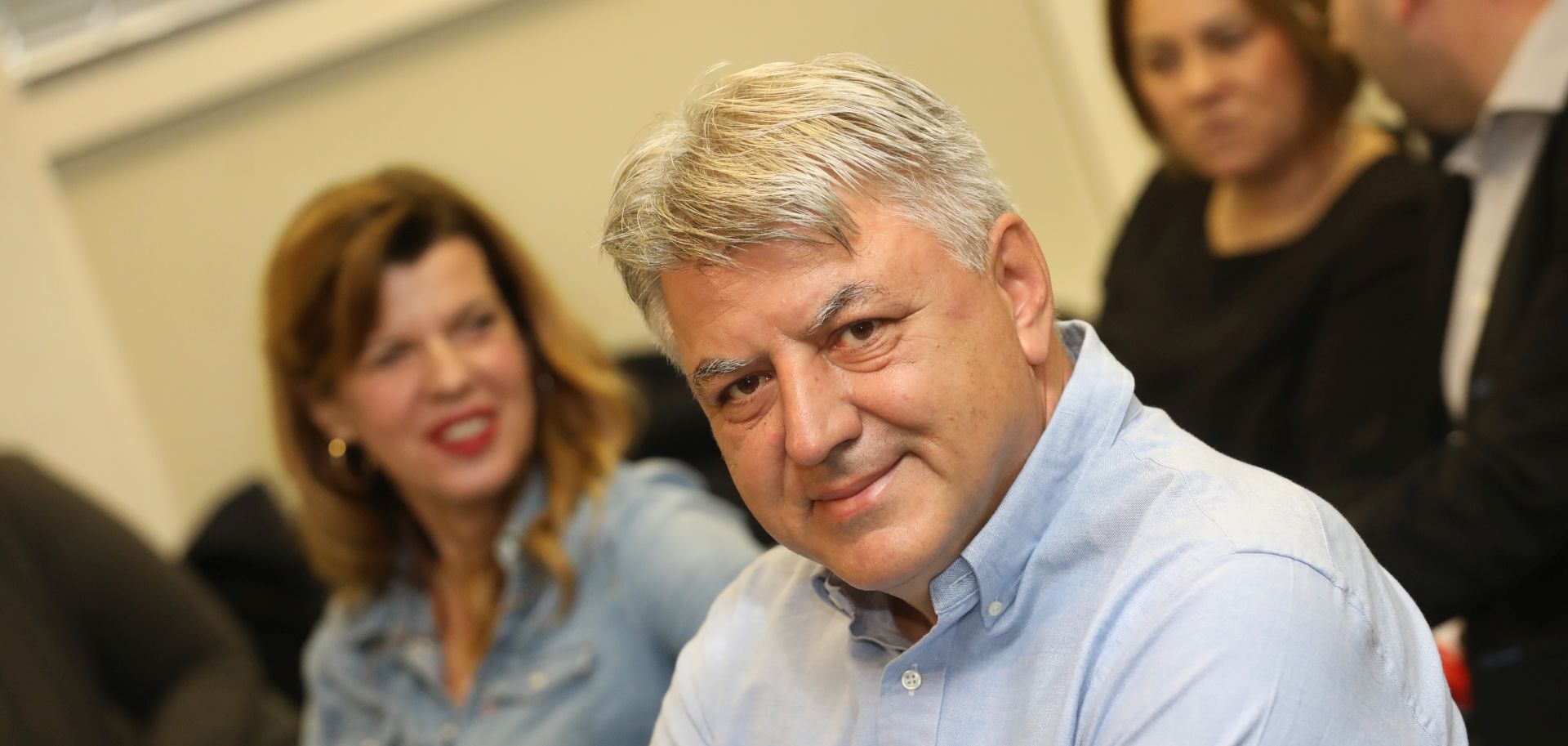 Zagreb, 27.10.2018.- Sjednica Glavnog odbora SDP-a u sredinjici stranke. Na slici Zlatko Komadina.
foto HINA/ Lana SLIVAR DOMINIÆ/ ua