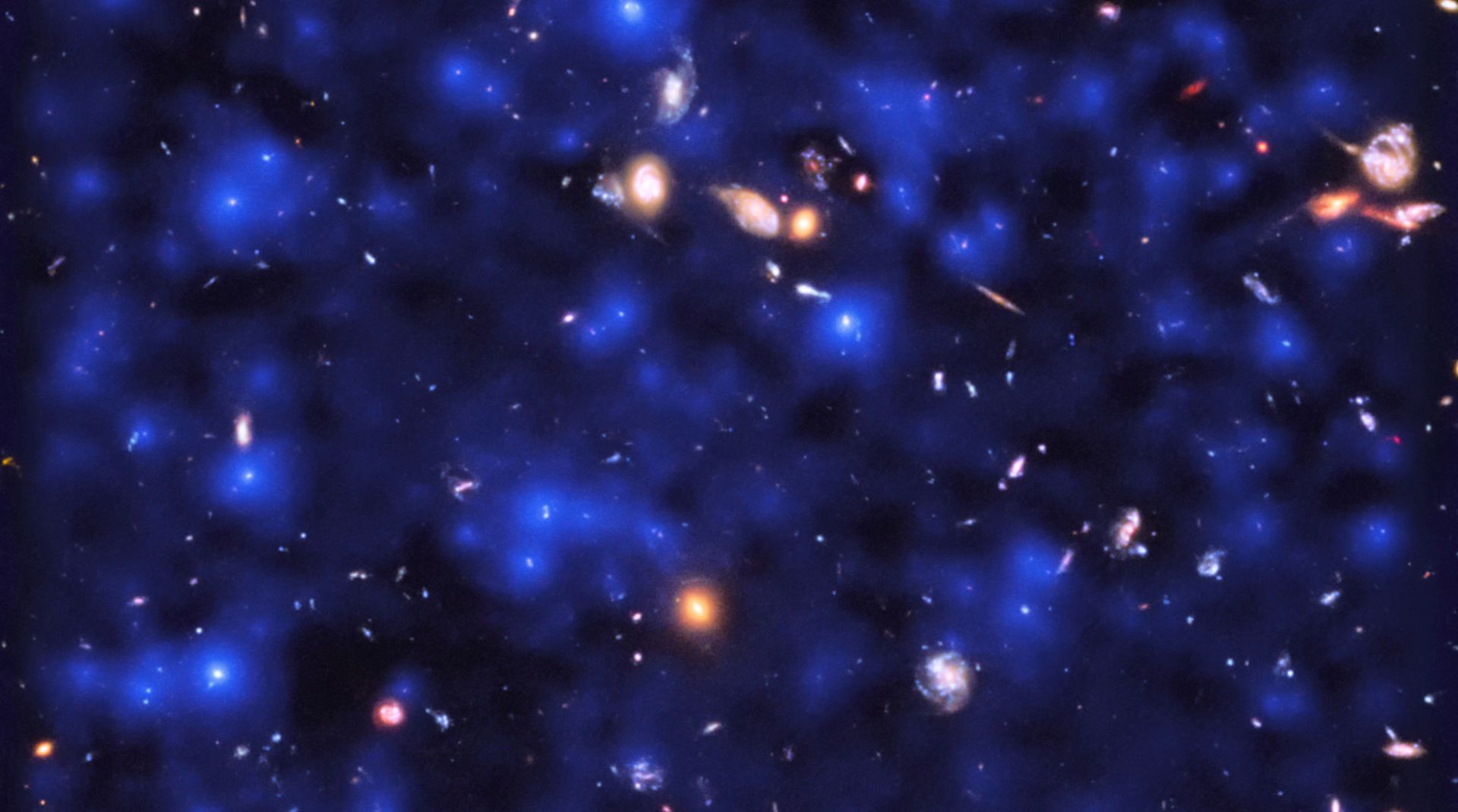 epa07061763 A undated handout photo made available by European Southern Observatory on 01 October 2018, showing a view made with the MUSE spectrograph on ESOâ€™s Very Large Telescope that has uncovered vast cosmic reservoirs of atomic hydrogen surrounding distant galaxies. The exquisite sensitivity of MUSE allowed for direct observations of dim clouds of hydrogen glowing with Lyman-alpha emission in the early Universeâ€‰â€”â€‰revealing that almost the whole night sky is invisibly aglow.  EPA/HANDOUT  HANDOUT EDITORIAL USE ONLY/NO SALES