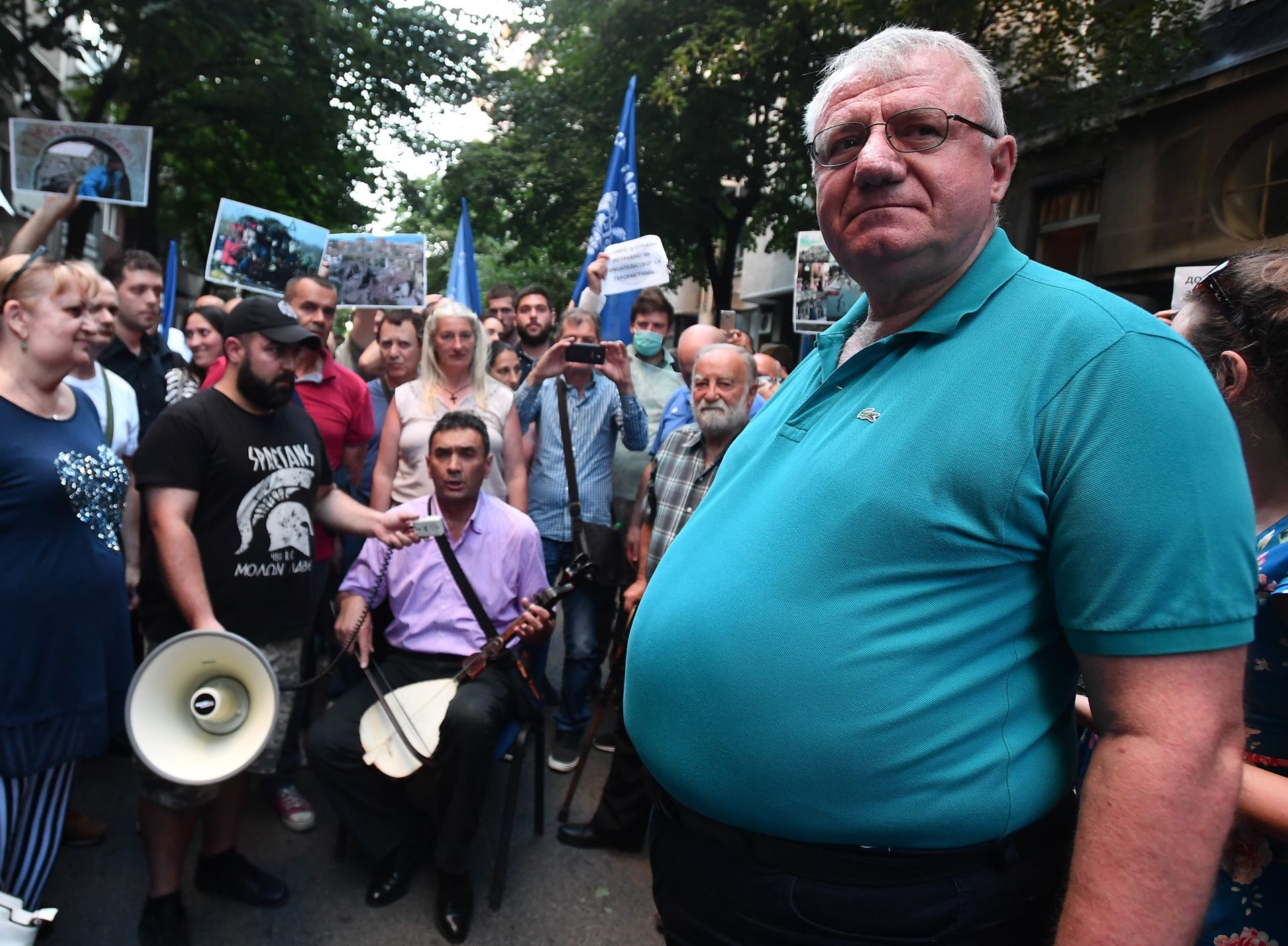 30.05.2018., Beograd -  Srpska radikalna stranka odrzala je skup protiv odrzavanja festivala  Mirdita - Dobar dan. U Beogradu je otvoren 5. festivala Mirdita, Dobar dan u organizaciji Inicijative mladih za ljudska prava.  Vojislav Seselj. Photo: Srdjan Ilic/PIXSELL