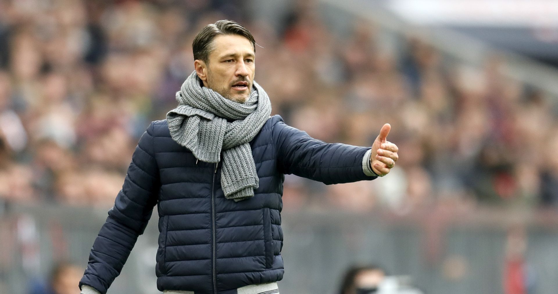epa07138896 Bayern's head coach Niko Kovac reacts during the German Bundesliga soccer match between FC Bayern Munich and SC Freiburg in Munich, Germany, 03 November 2018.  EPA/RONALD WITTEK CONDITIONS - ATTENTION: The DFL regulations prohibit any use of photographs as image sequences and/or quasi-video.